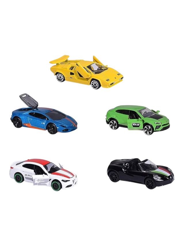 Majorette Dream Cars Italy (Includes 5 Cars)