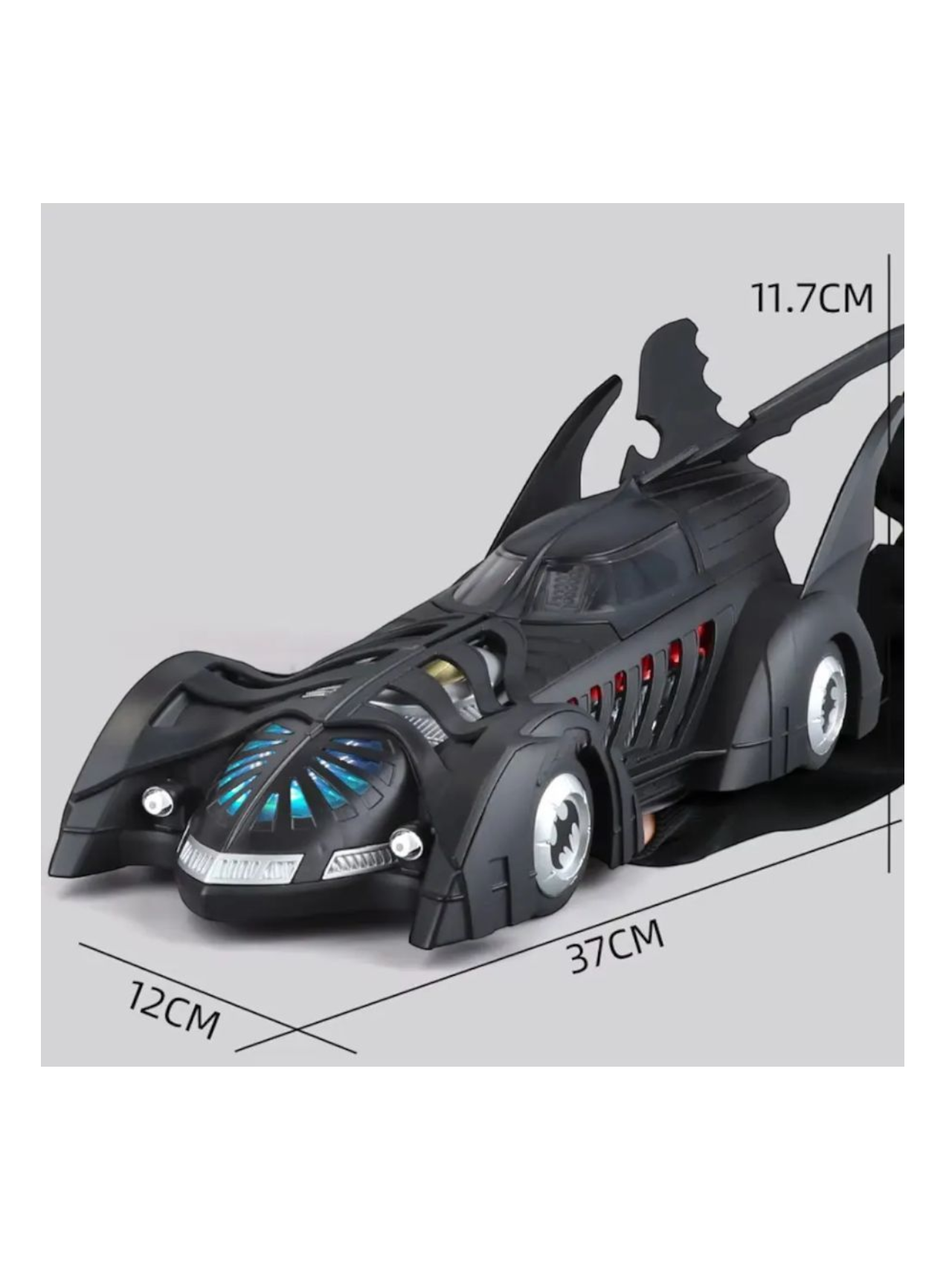 QY Toys Batman Forever 1995 Batmobile 1:18 Scale (Official Licensed Product)