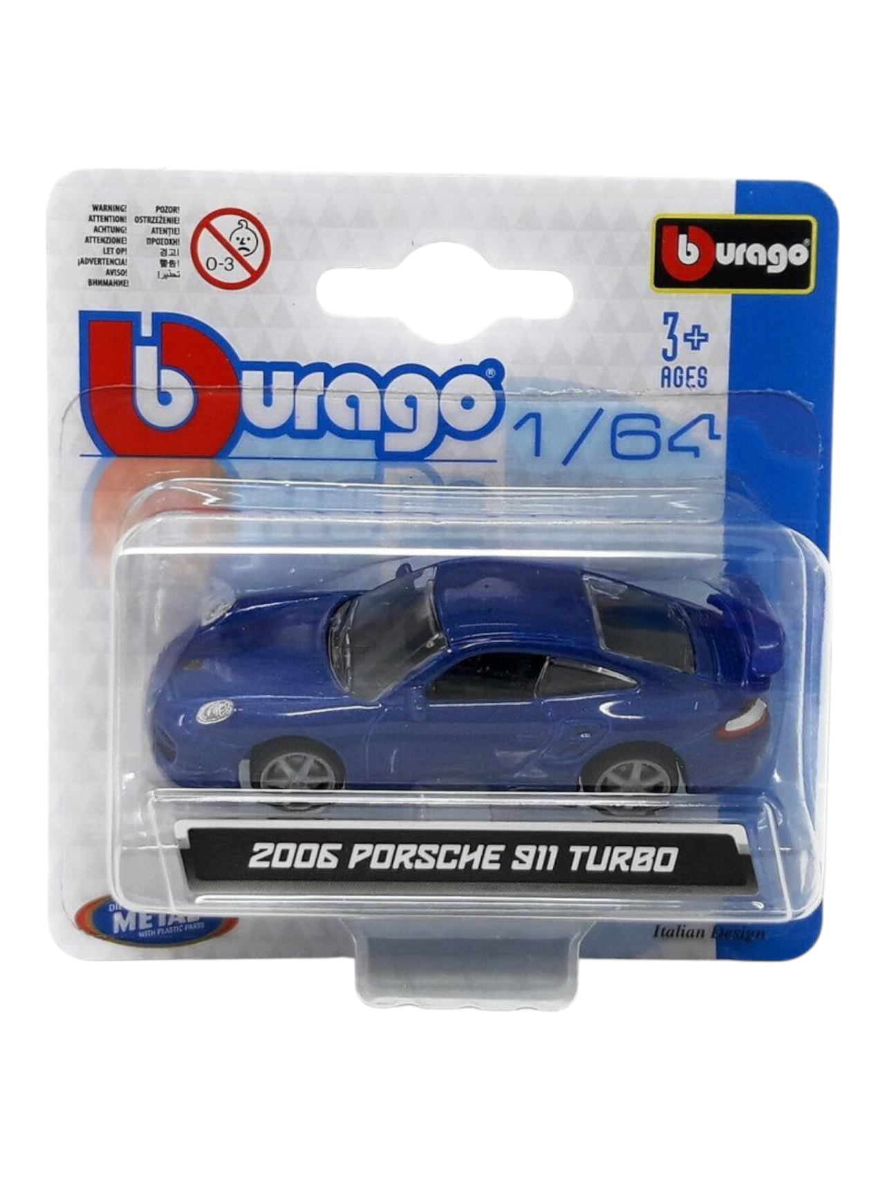 Bburago 2006 Porsche 911 Turbo 1:64 Scale