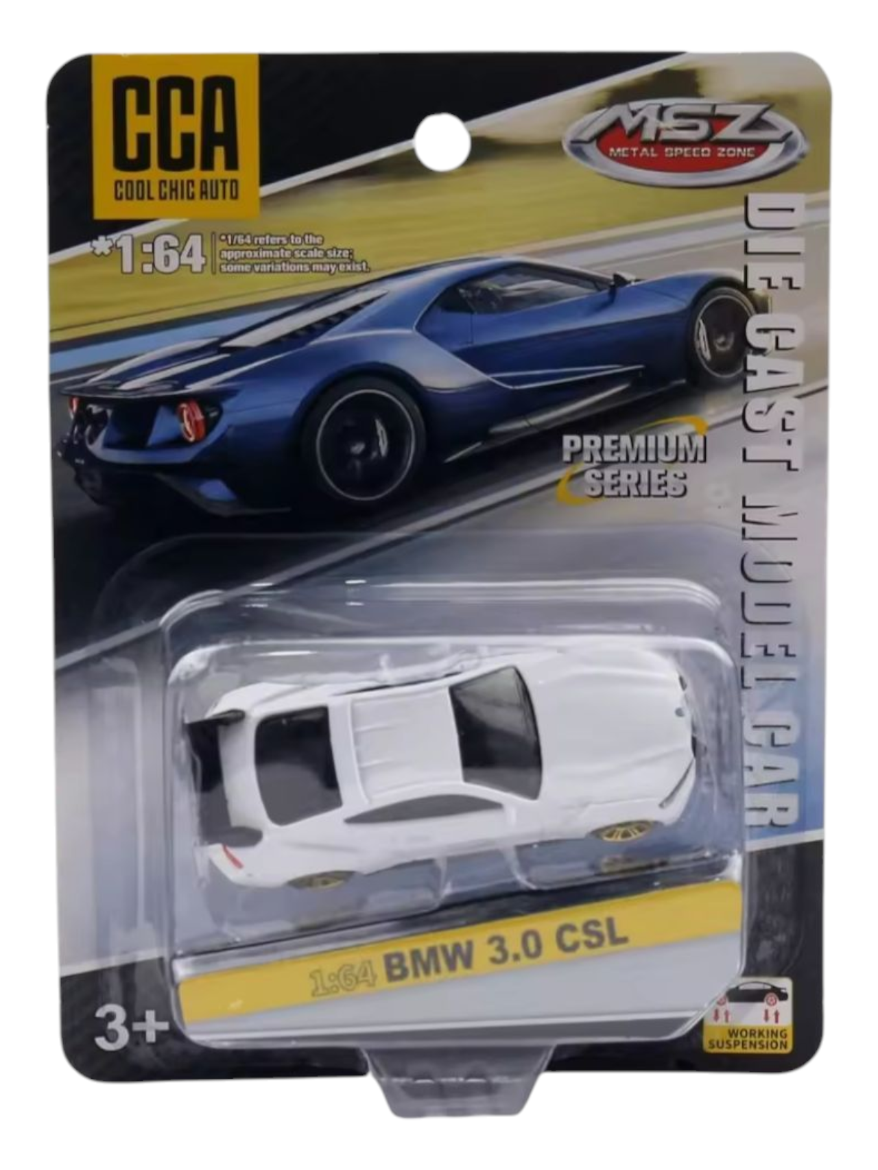 CCA Premium Series BMW 3.0 CSL 1:64 Scale