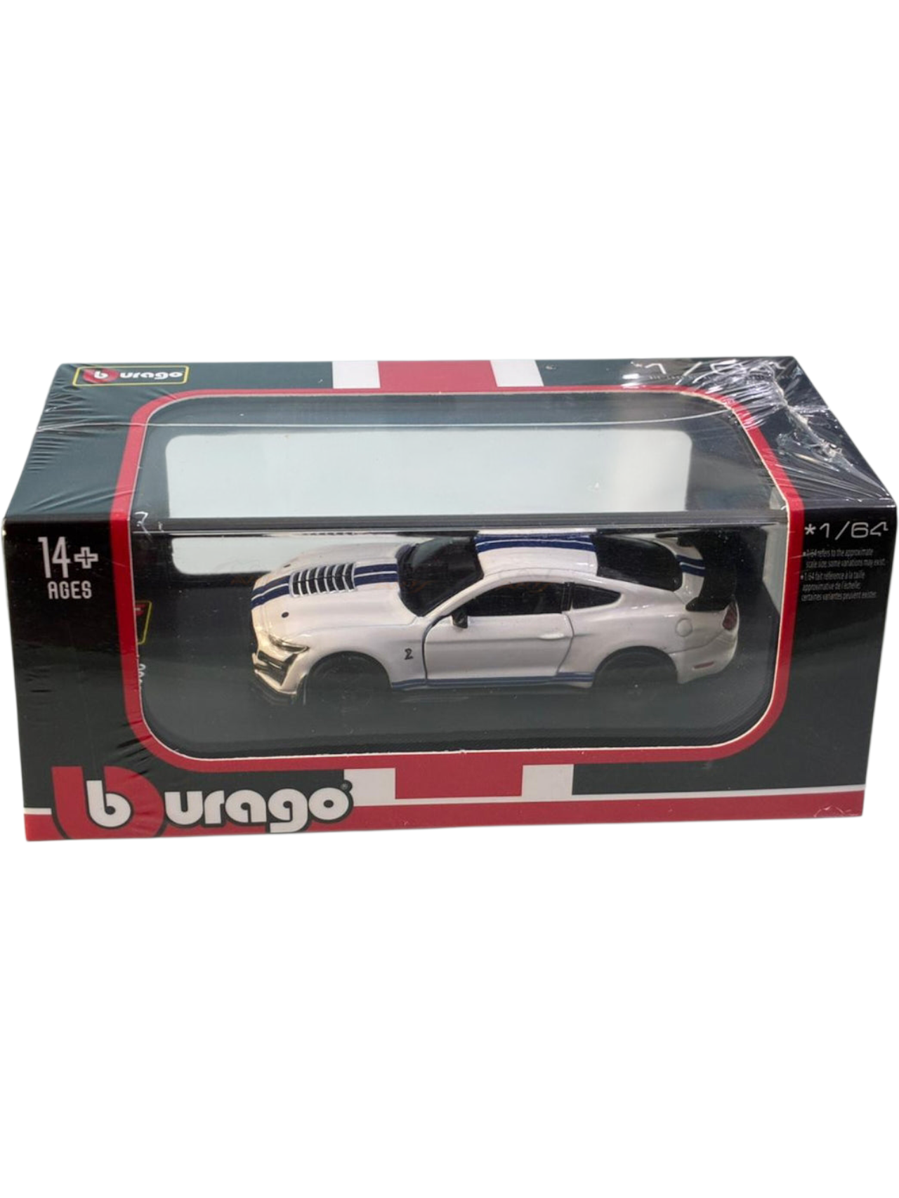 Bburago 2020 mustang Shelby gt500 1:64 Scale diecast metal bburago -28-59074WT