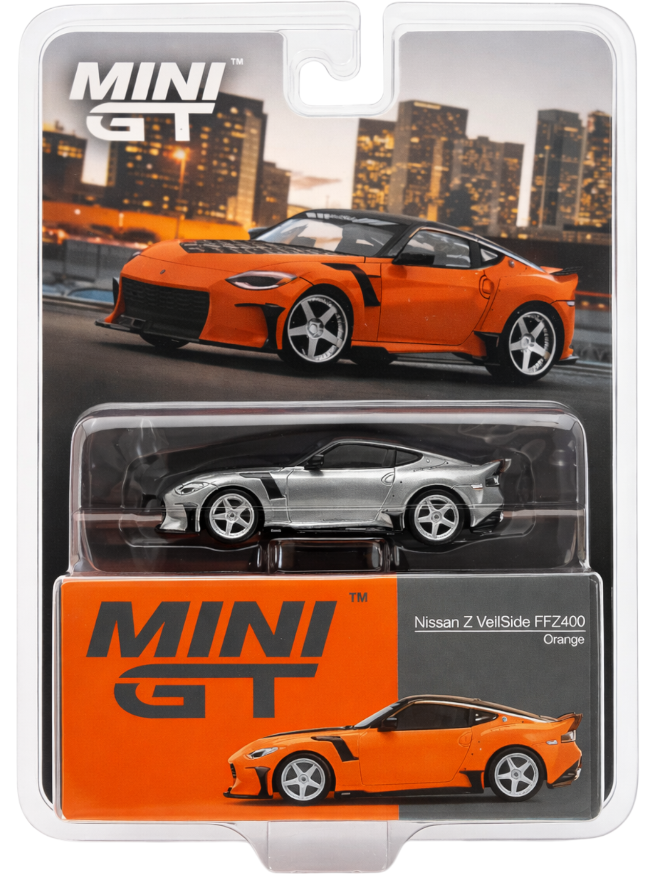 【レア】MINI GT 日産Z VeilSide FFZ400 チェイス MINI GT Nissan Z Veilside FFZ400 Orange no 989 ( Chase Piece