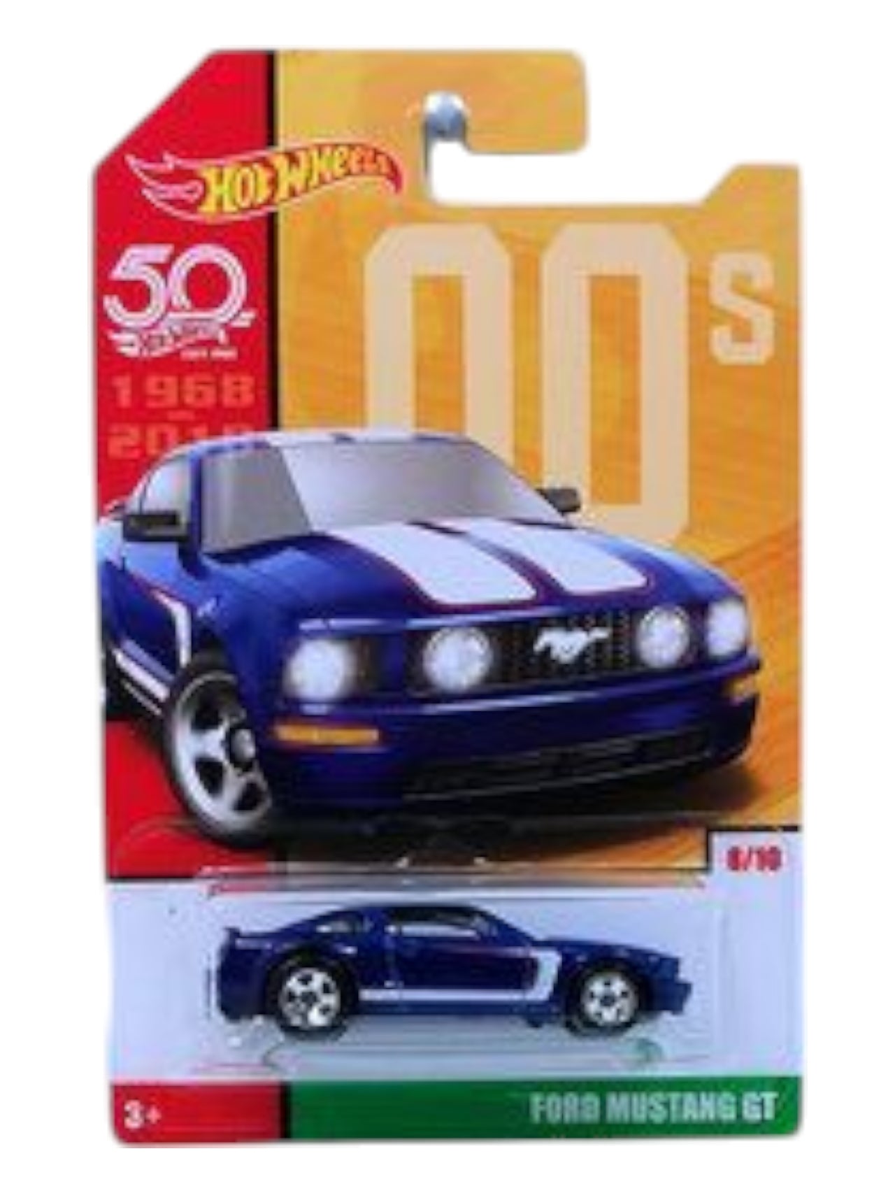 Hotwheels Ford Mustang GT imported card art mainline 1:64 Scale