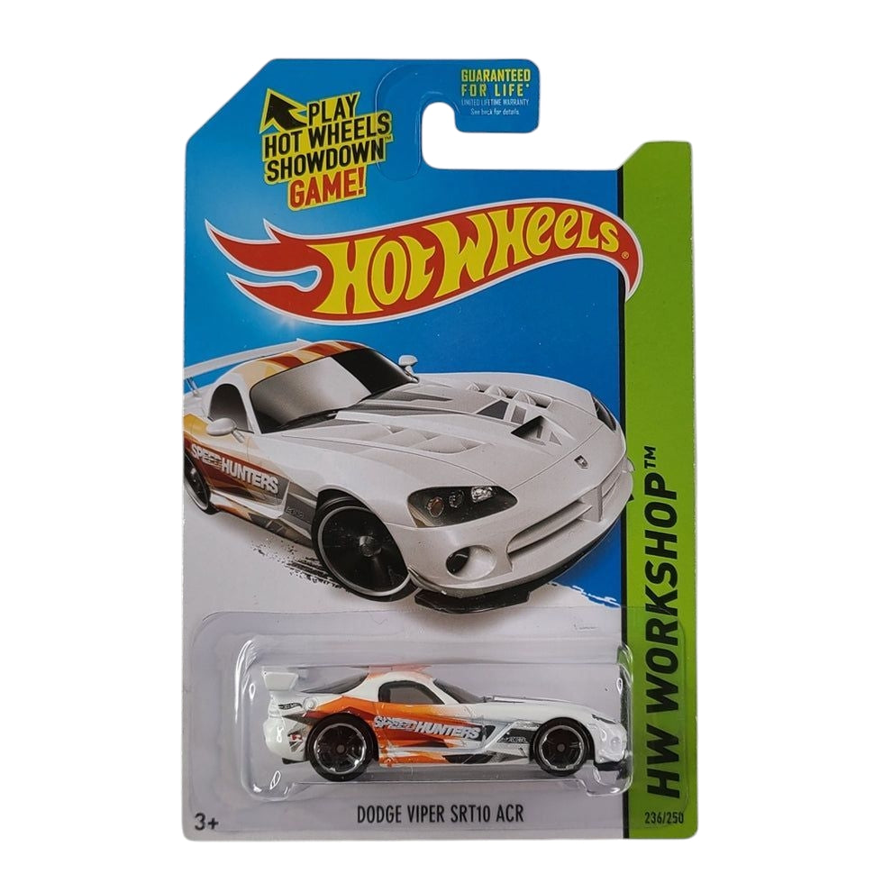 Hotwheels Dodge viper srt10 acrylic imported mainline 1:64 Scale