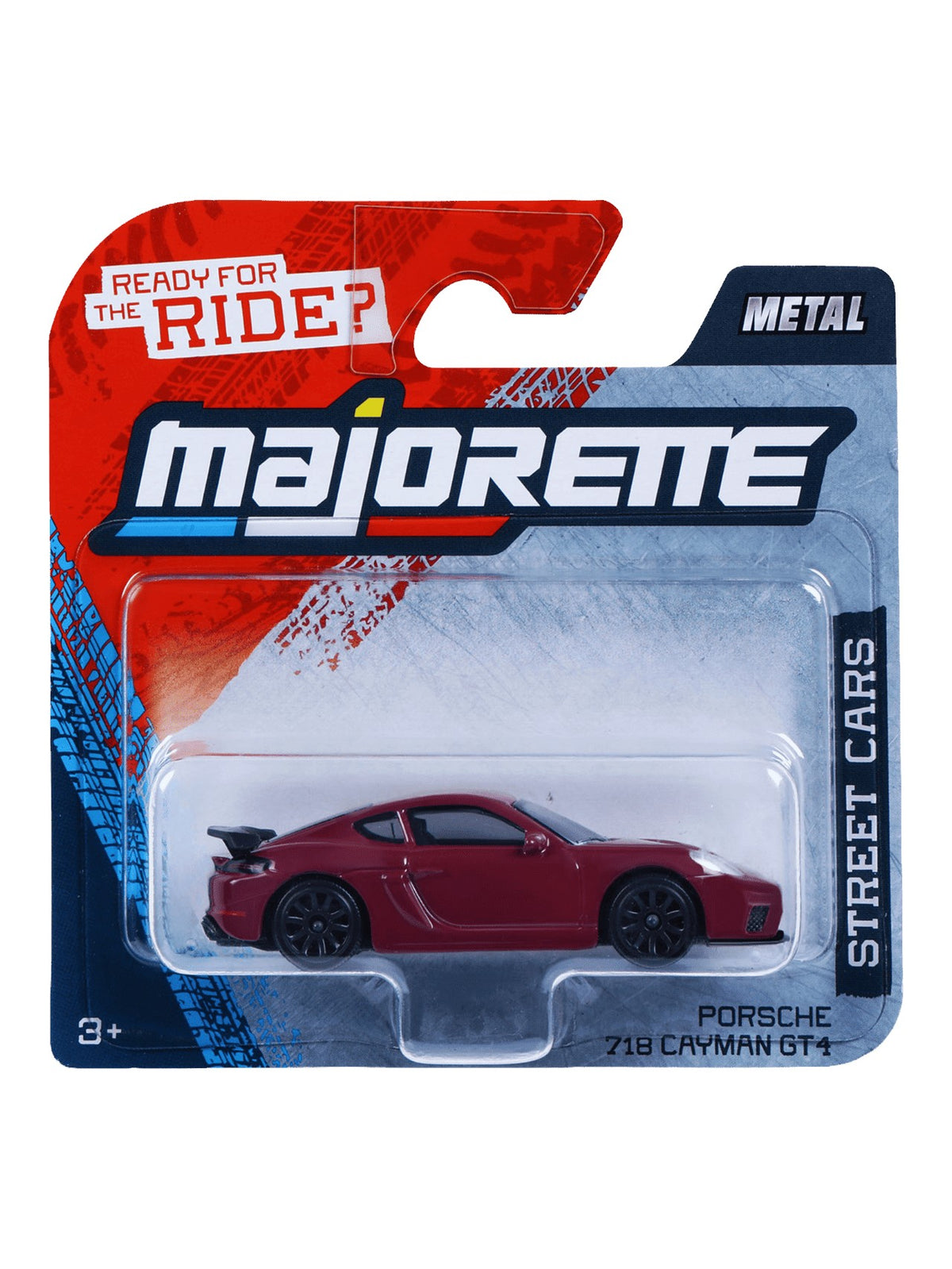 Majorette Metal Street Cars "Porsche 718 Cayman GT4 1:64 Scale