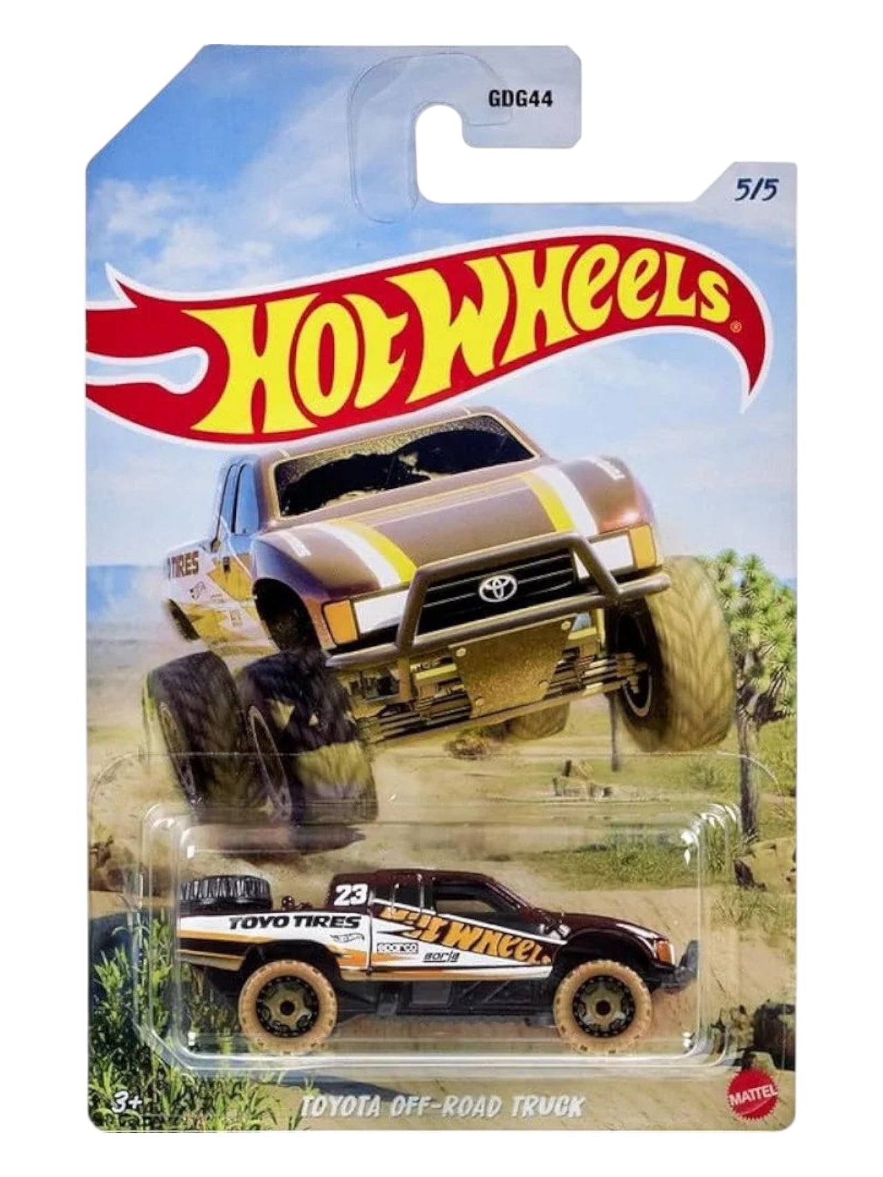 Hotwheels Toyota off-road truck Imported Card Art mainline 1:64 Scale