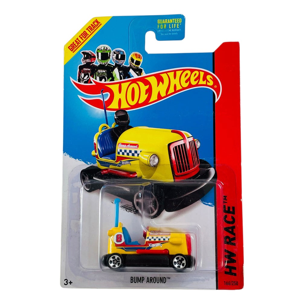 HotWheels Bump Around Imported Mainline 1:64 Scale ( Card Damege Car Mint Condition) Diecast Model