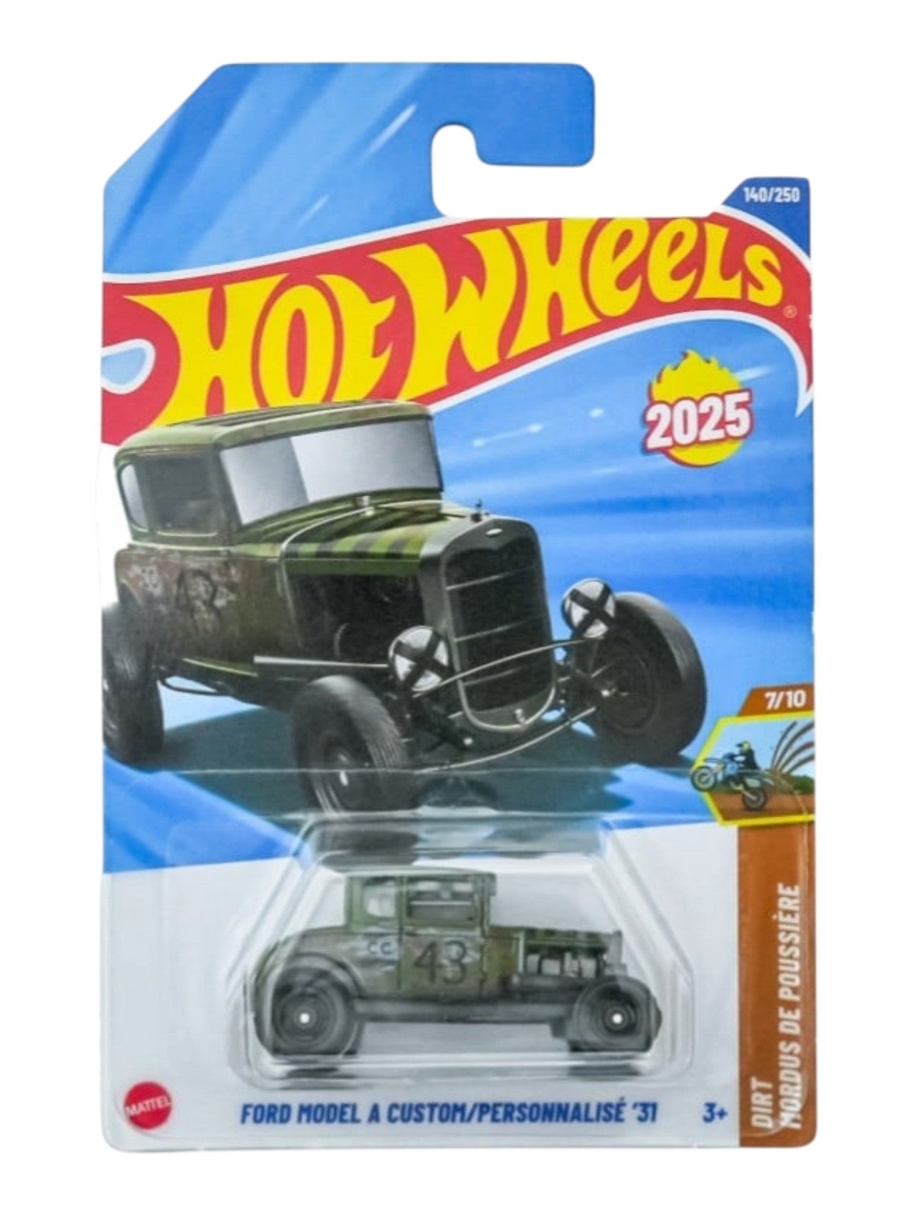 HotWheels Ford Model A Custom/Personnalise 31 Imported Mainline 1:64 Scale | Code: HYX92-N7C6