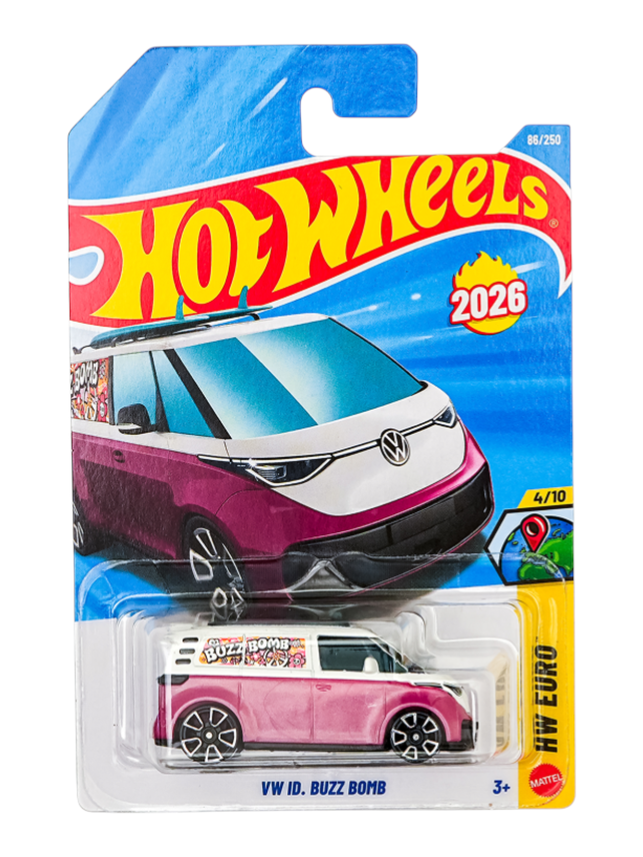 HotWheels VW ID. Buzz Bomb Imported Mainline 1:64 Scale