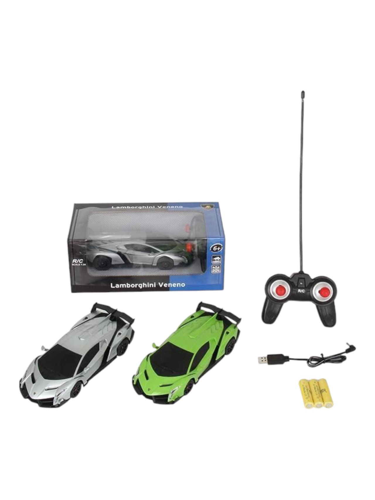 Lamborghini Veneno Full Function Remote Control Car 1:24 Scale