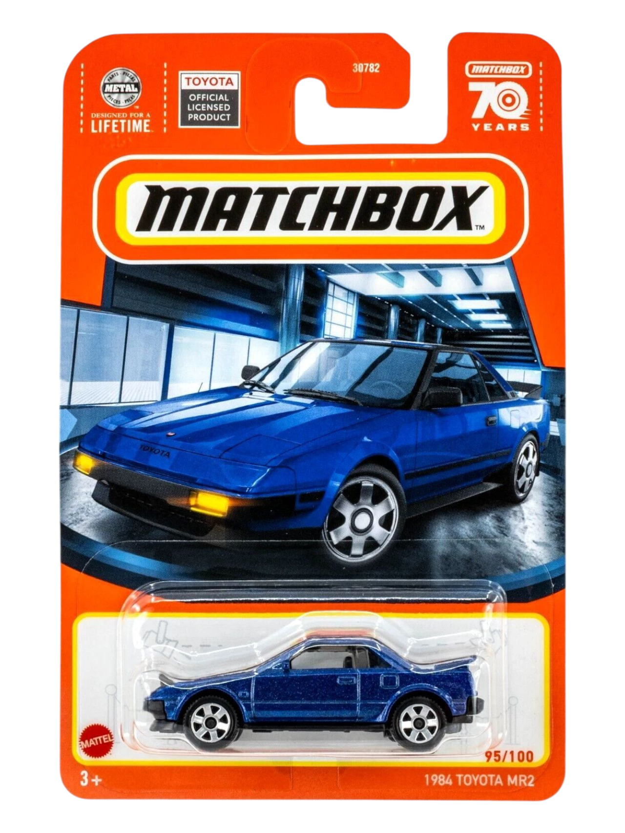 Matchbox Pre-Owned 70 Years Anniversary 1984 Toyota MR2 Mainline 1:64 Scale