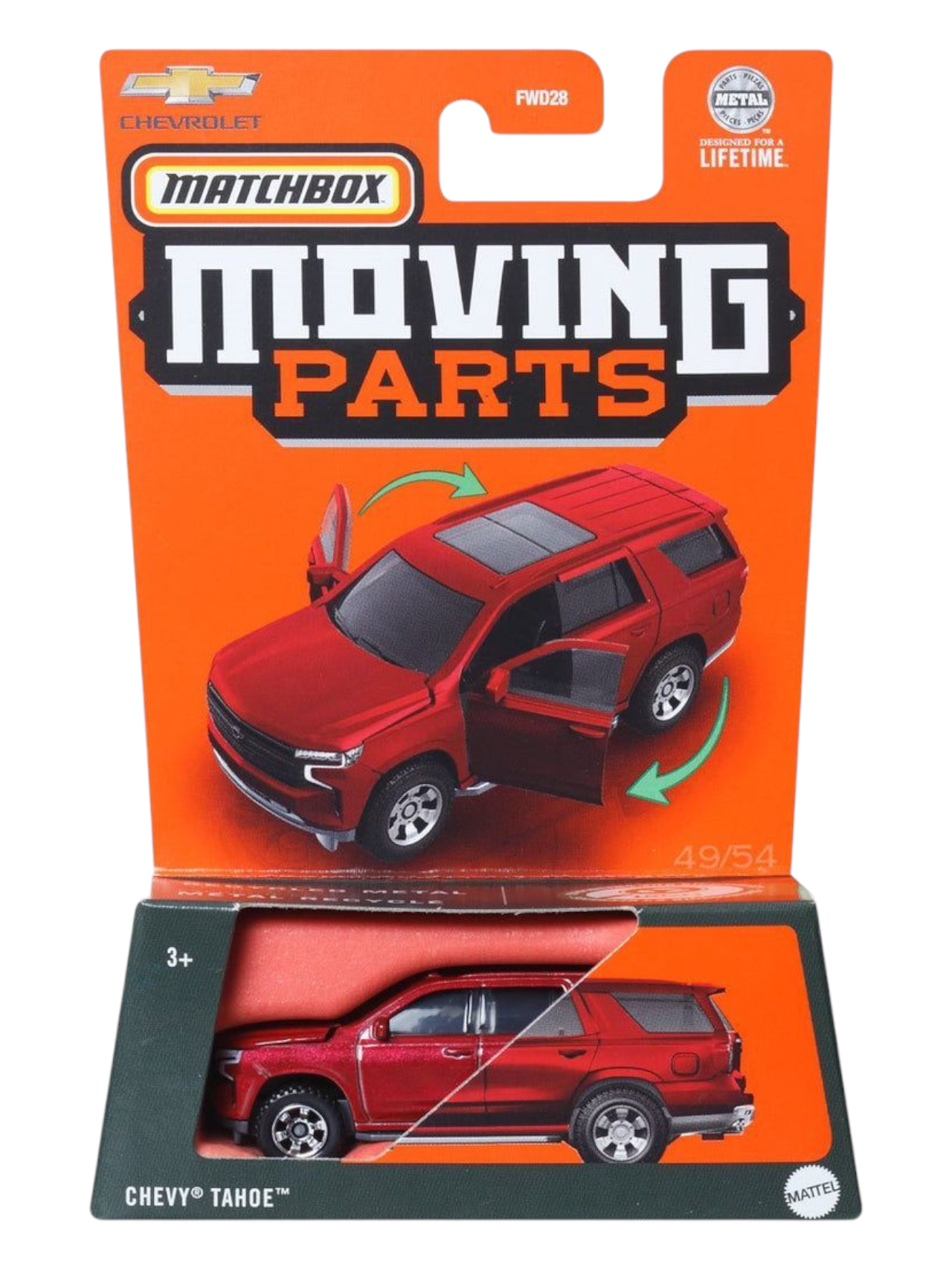 Matchbox Moving Parts Chevy Tahoe 1:64 Scale