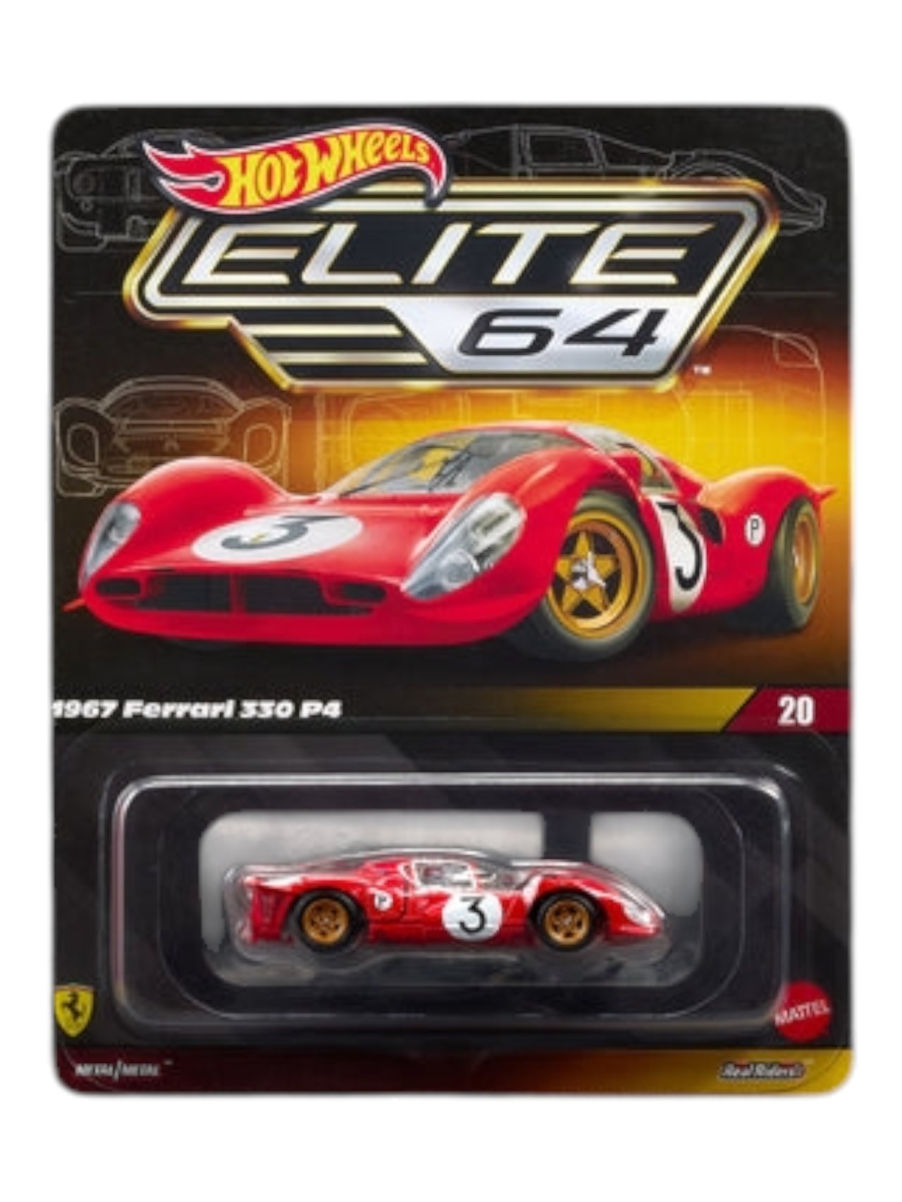 ミニカー HOT WHEELS ELITE 64 FERRARI P4 Order Ferrari 330 P4 Hot Wheels – Toy Collectors India