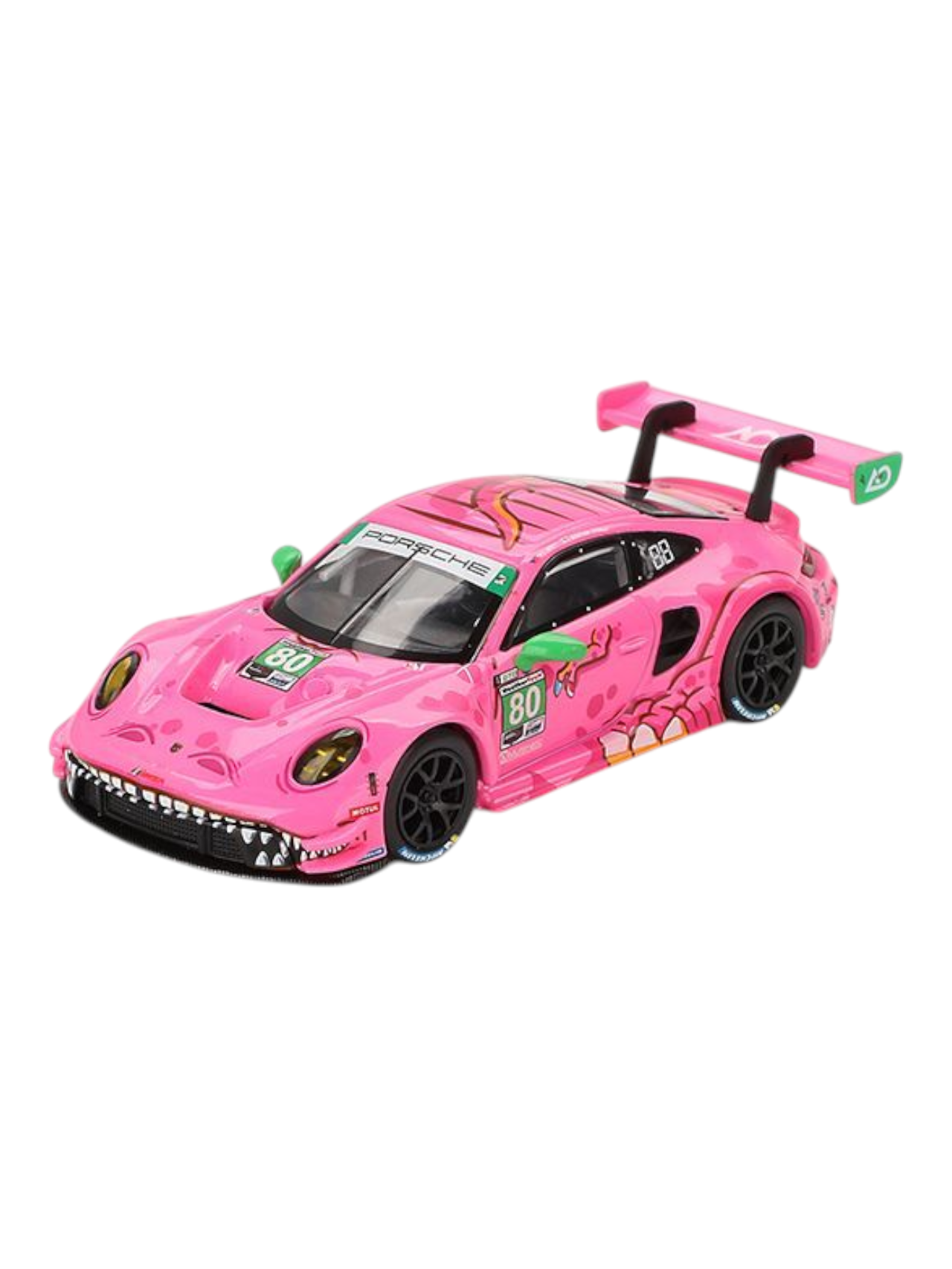 Mini GT Porsche 911 GT3 R #80 AO Racing 2023 IMSA VIRginia Roxy 1:64 Scale