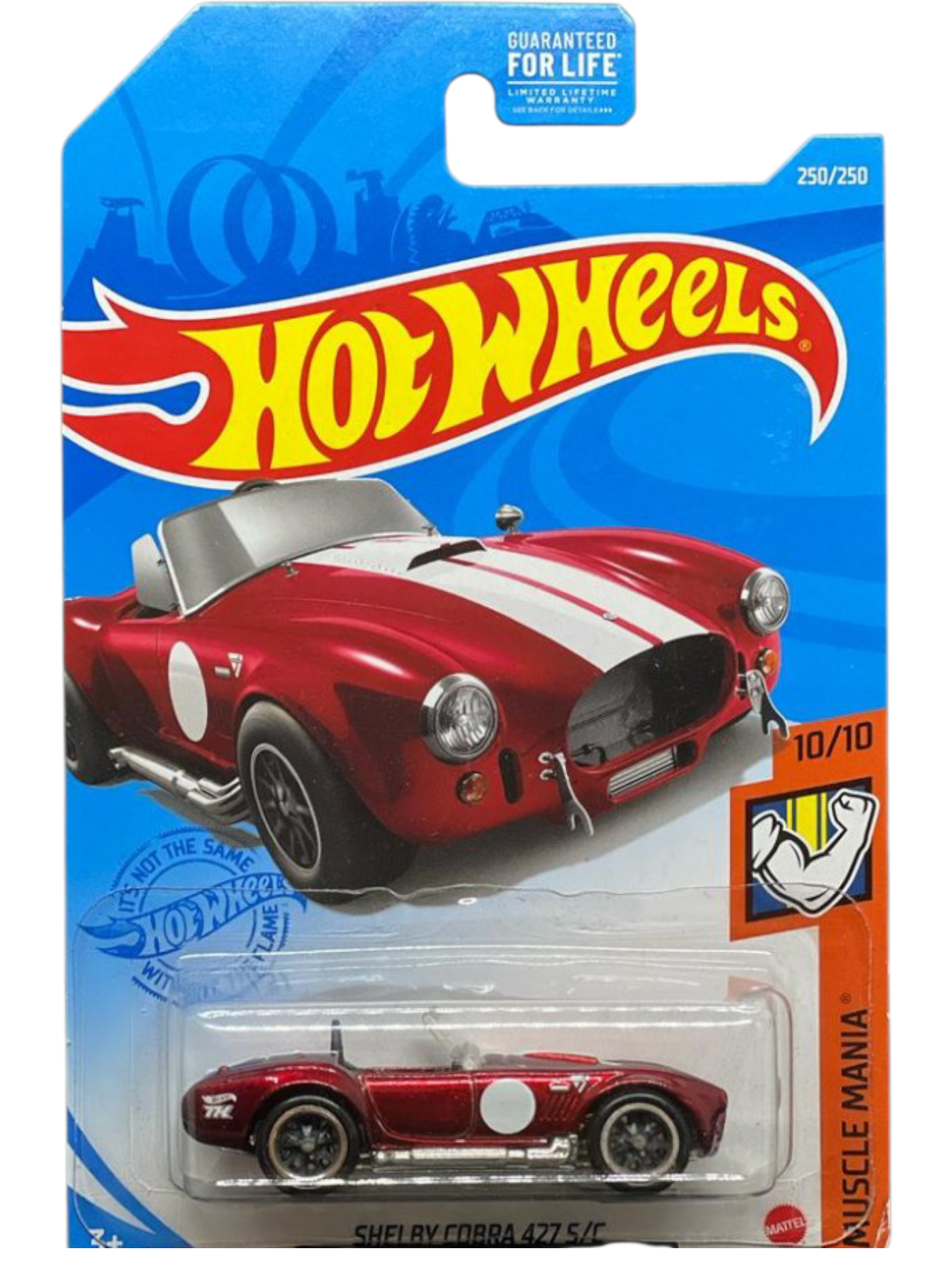Hotwheels Shelby Cobra 427 S/C Imported Mainline 1:64 Scale (Super Treasure Hunt) rlc premium with Protector