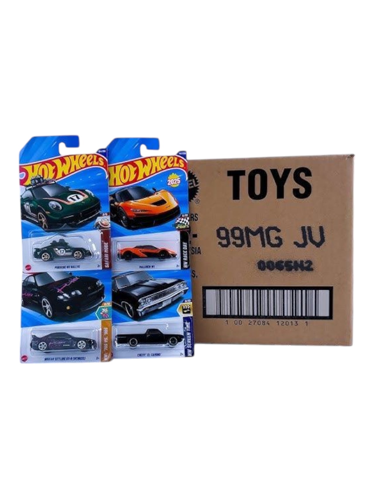 Hotwheels 2025 G Case Imported Includes 72 Cars