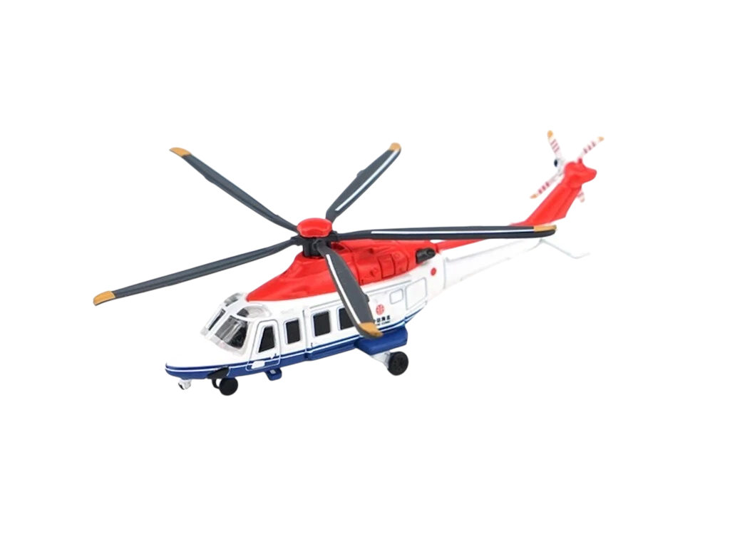 XCARTOYS G028-2 AW139 Helicopter -Model Diecast 1:210 Scale