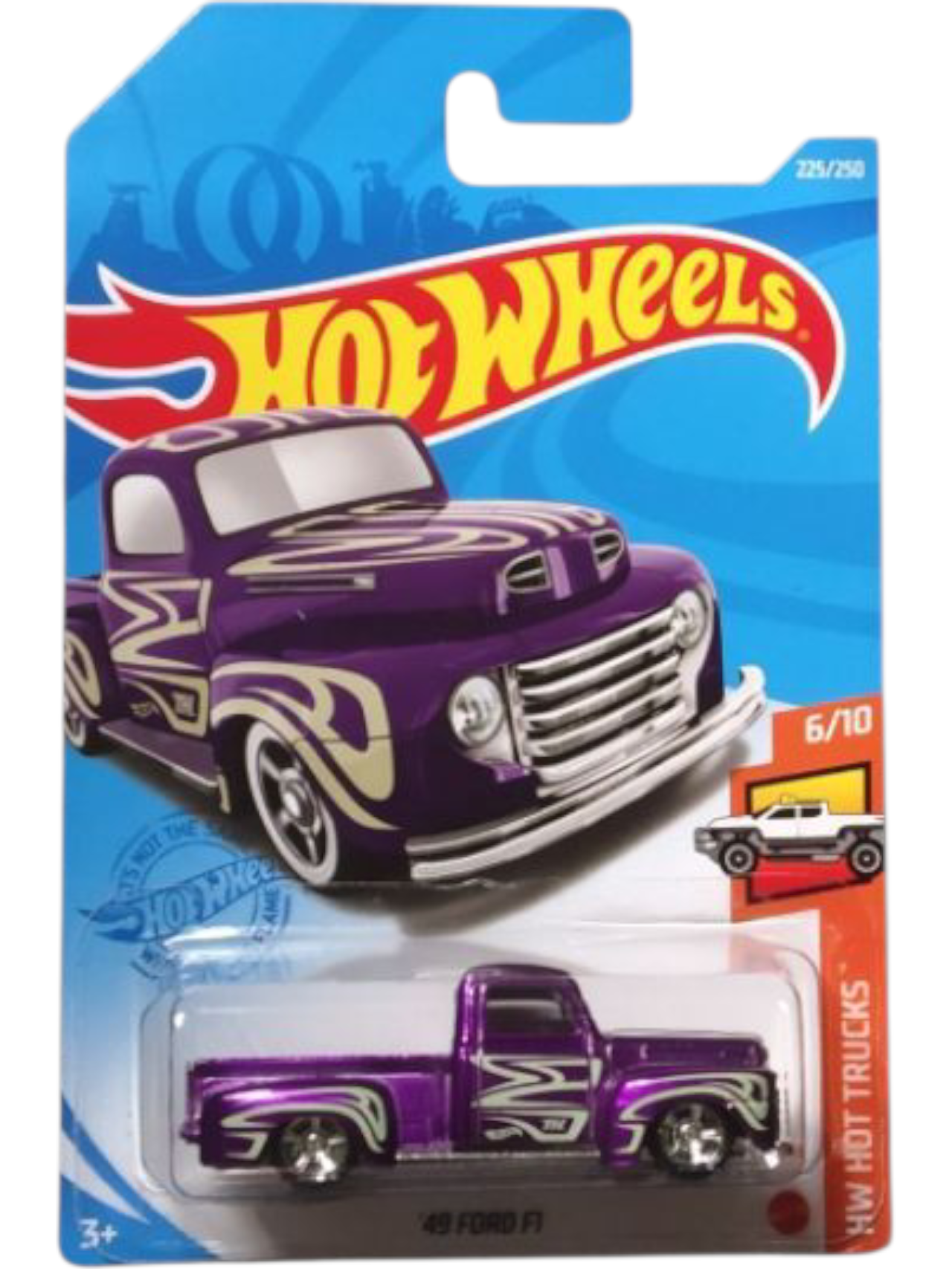 Hotwheels 49 Ford F1 Imported Mainline 1:64 Scale (Super Treasure Hunt) rlc premium with Protector