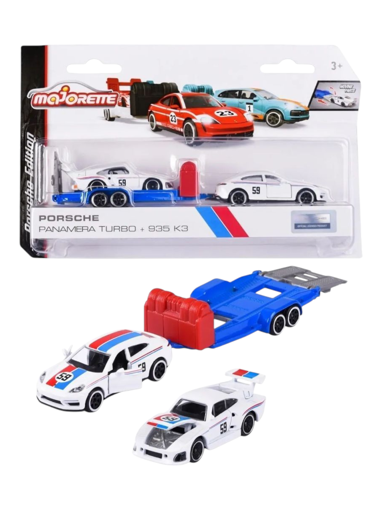 Majorette Porsche Panamera Turbo + 935 K3 (Porsche Edition)