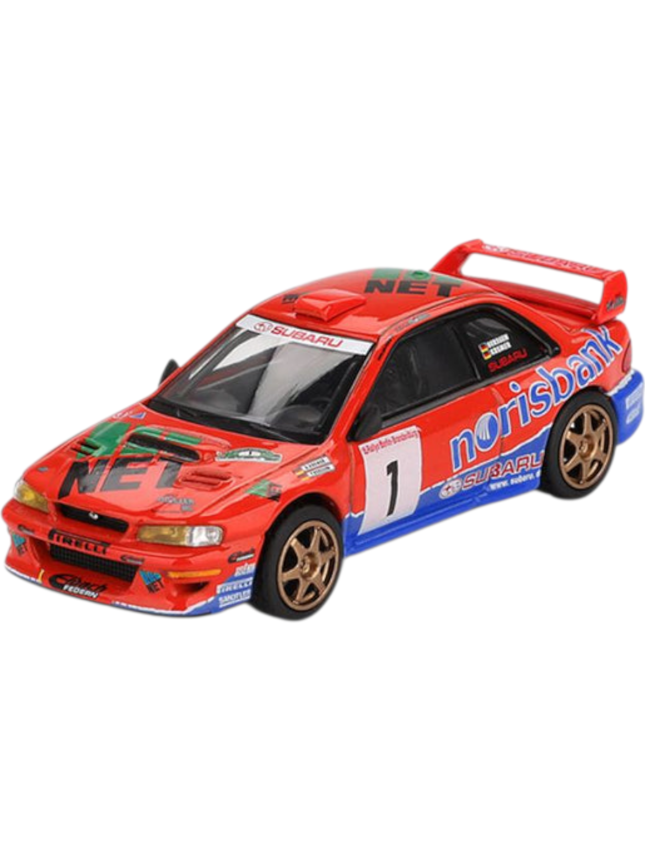 ミニカー rally car collection SUBARU Mini GT #1140: Subaru Impreza WRC97 #1 1999 DRM Champion – Toy