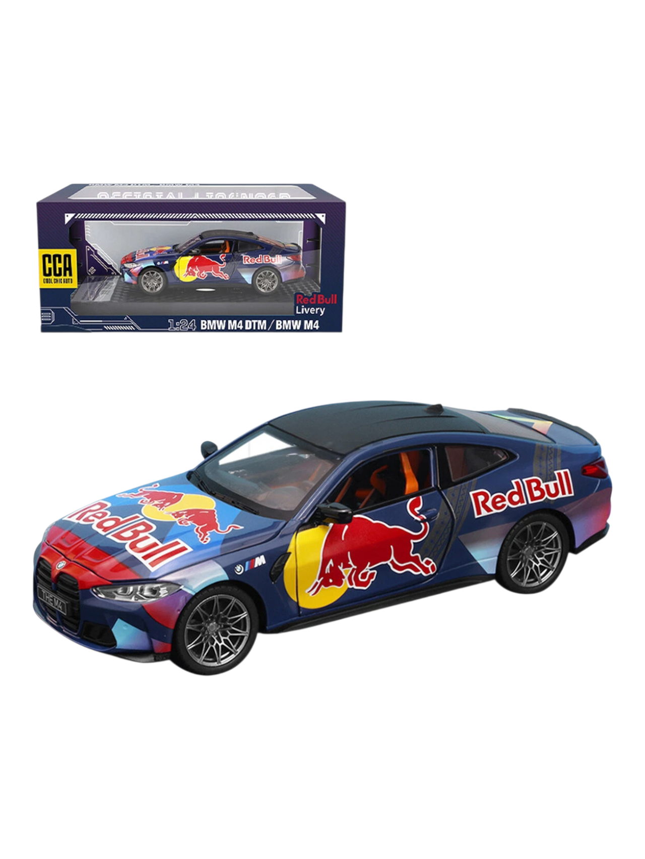 CCA Redbull Livery BMW M4 DTM/ BMW M4 1:24 Scale Diecast – Toy