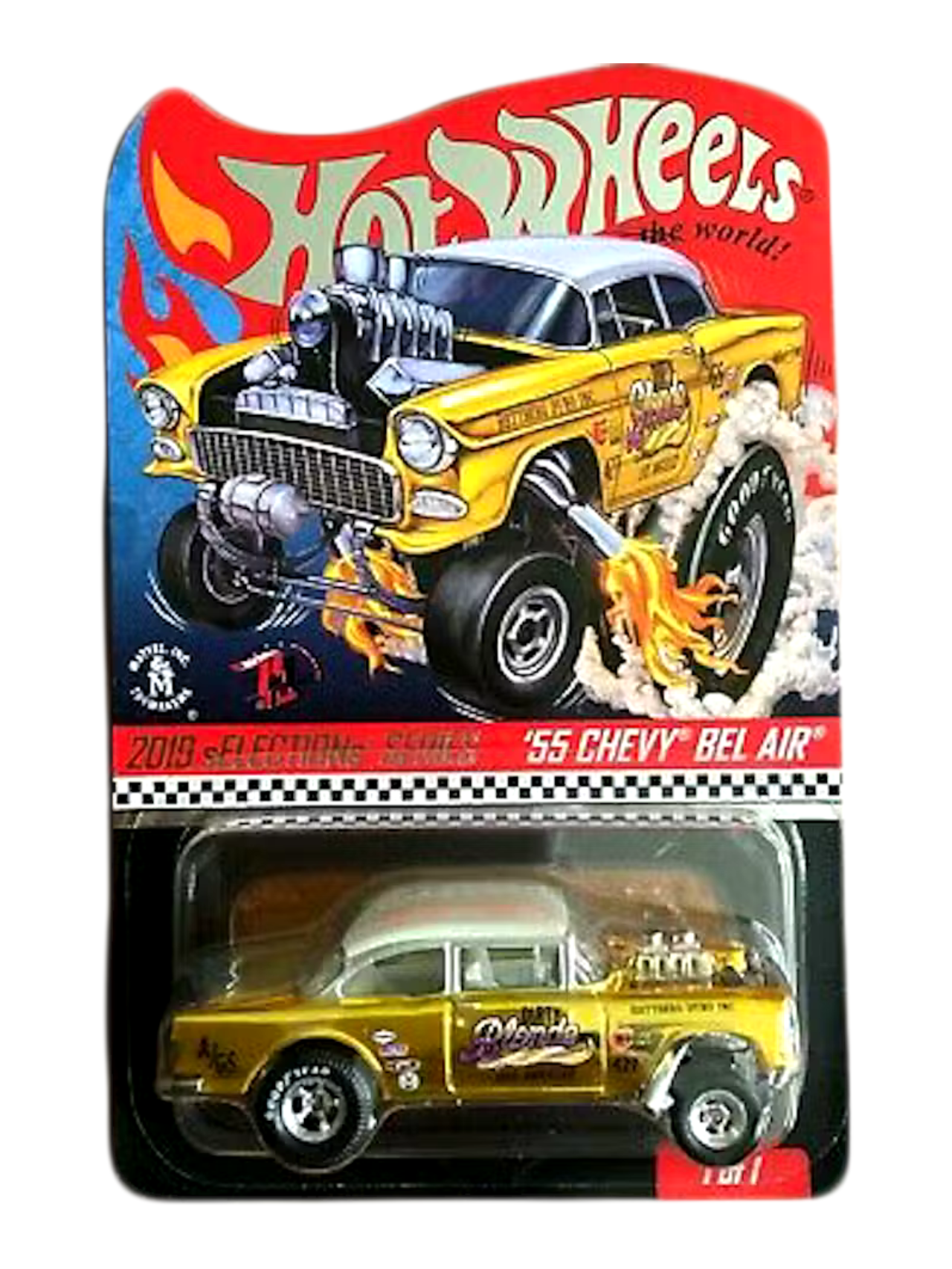 HotWheels RLC 2019 Selection Series 55 Chevy Bel Air Imported 1:64 Scale