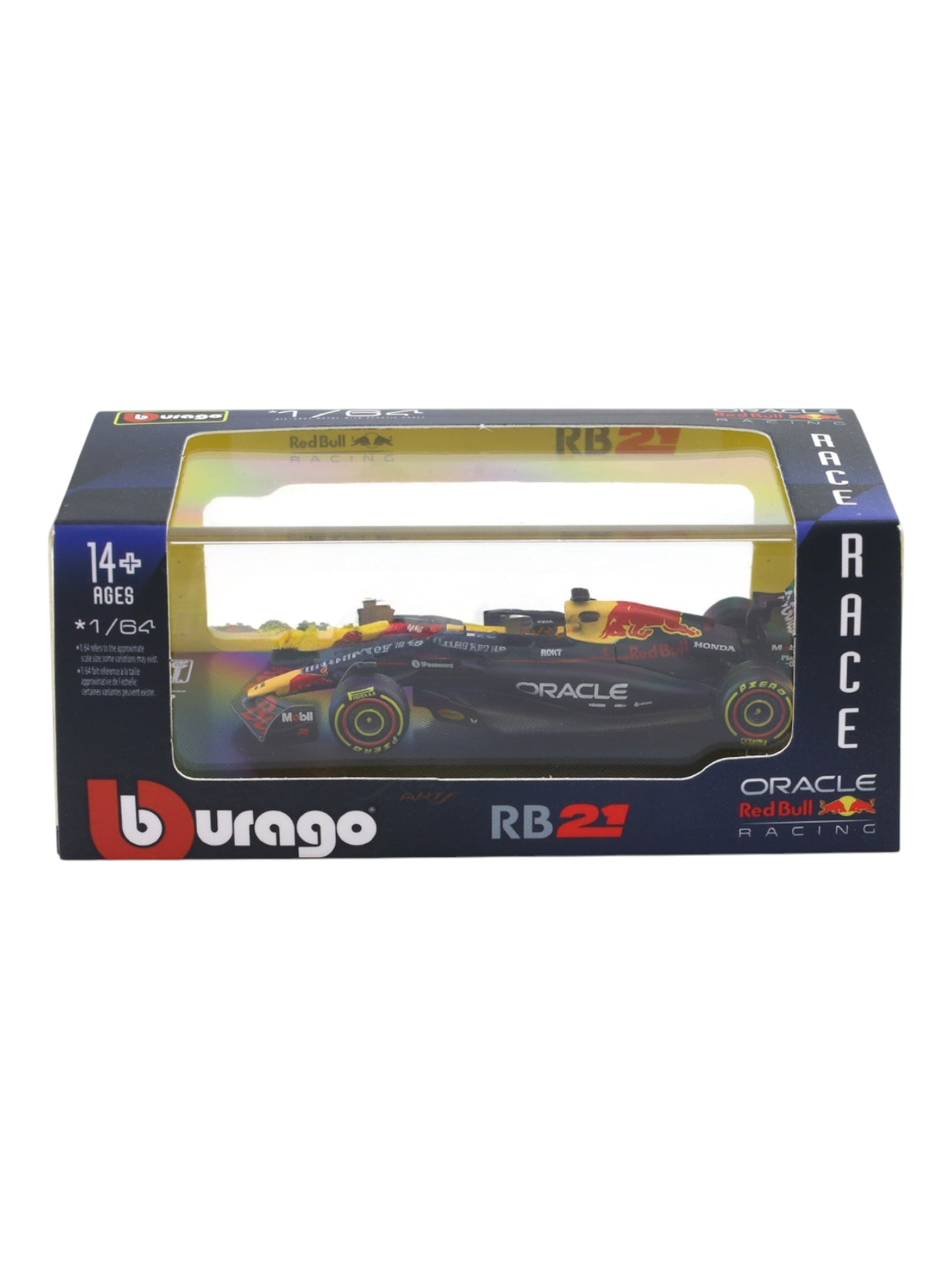 Bburago formula 1 (f1) 2025 Oracle Redbull Racing rb21 max verstappen 1:64 Scale