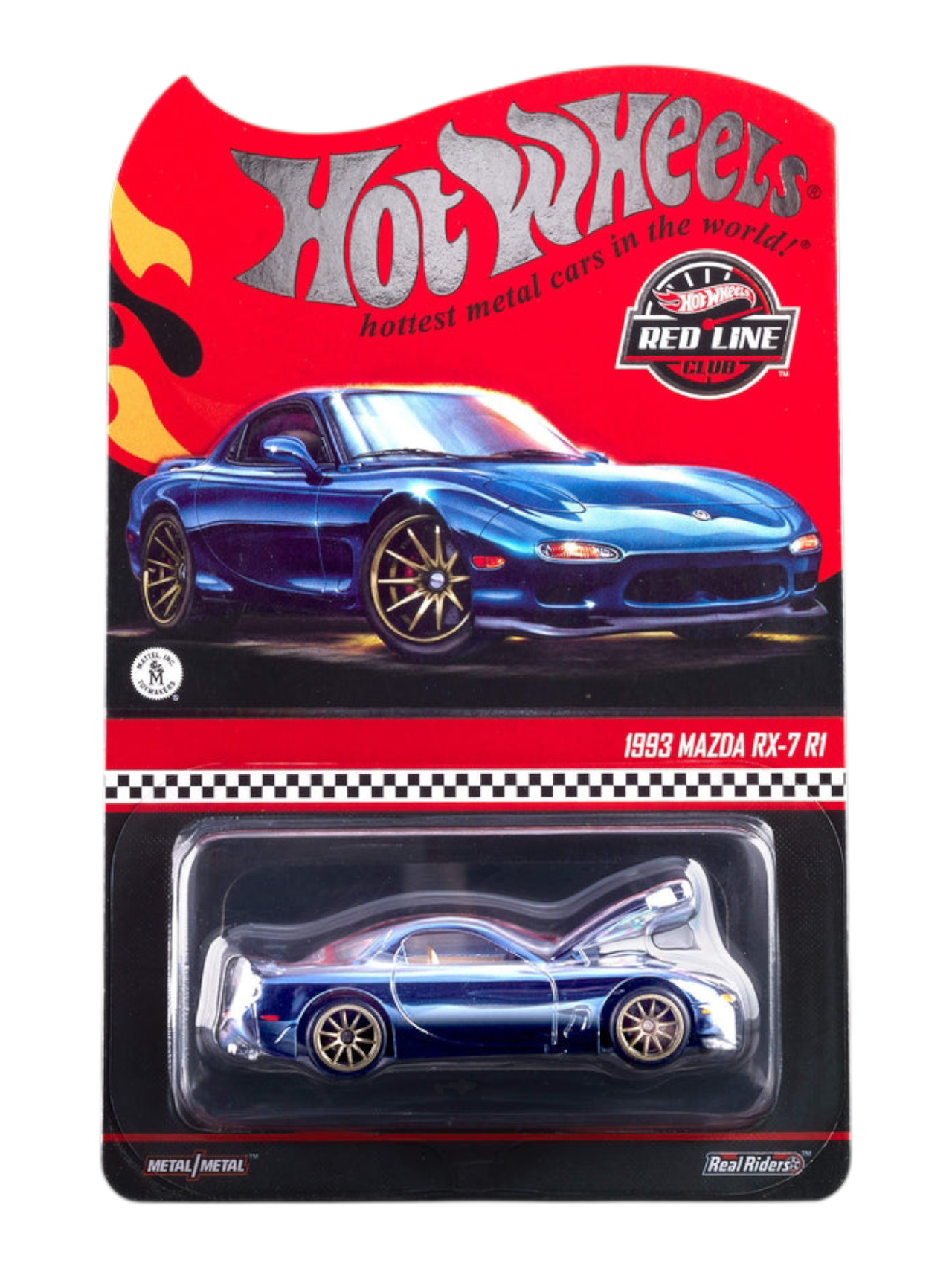 HotWheels 1993 Mazda RX-7 R1 RLC 1:64 Scale (With Protector) – Toy
