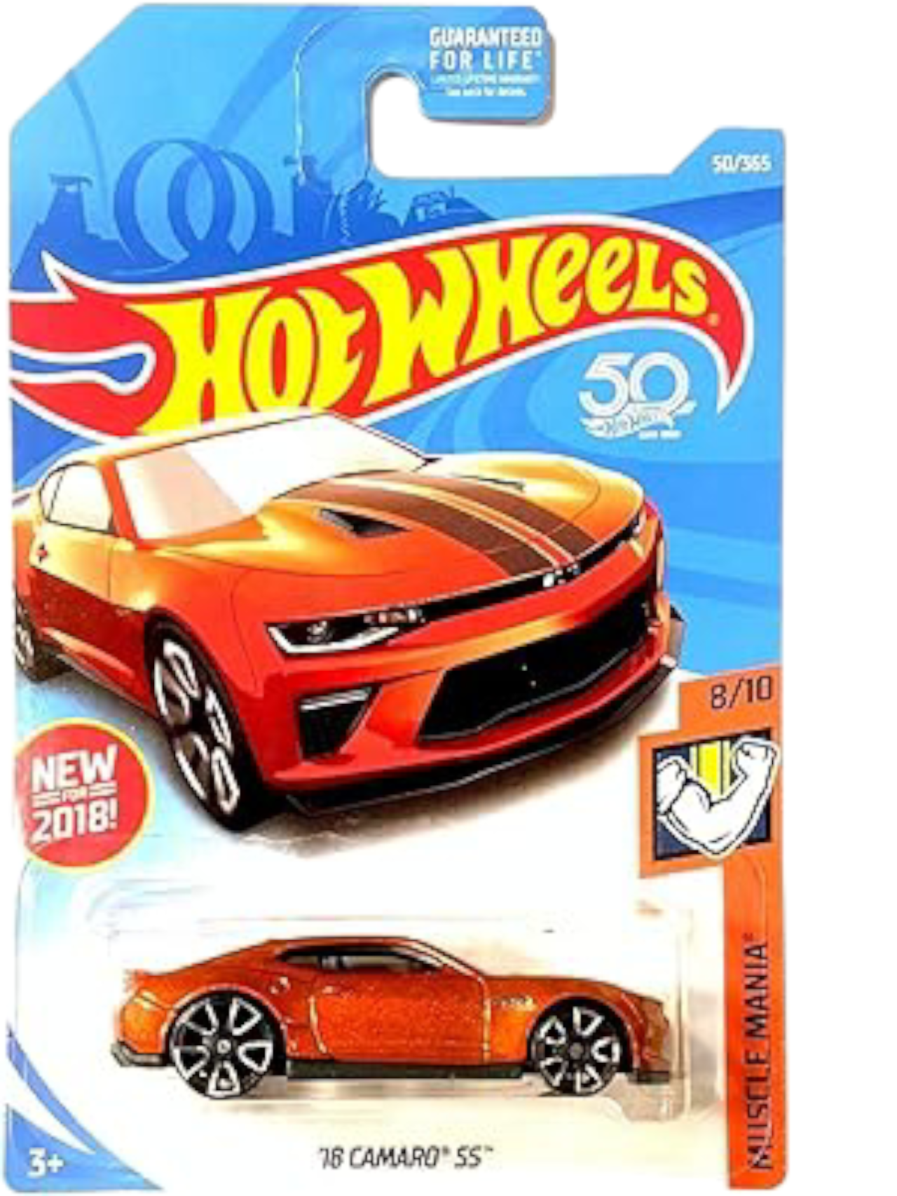 Hotwheels 18 Camaro SS Imported Mainline 1:64 Scale FJV49-D7C3