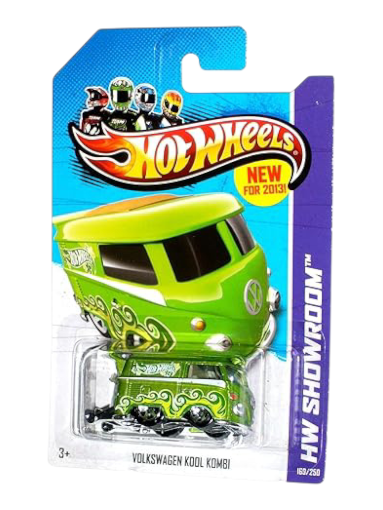HotWheels Volkswagen Kool kombi Imported Mainline 1:64 Scale (Card Damage)