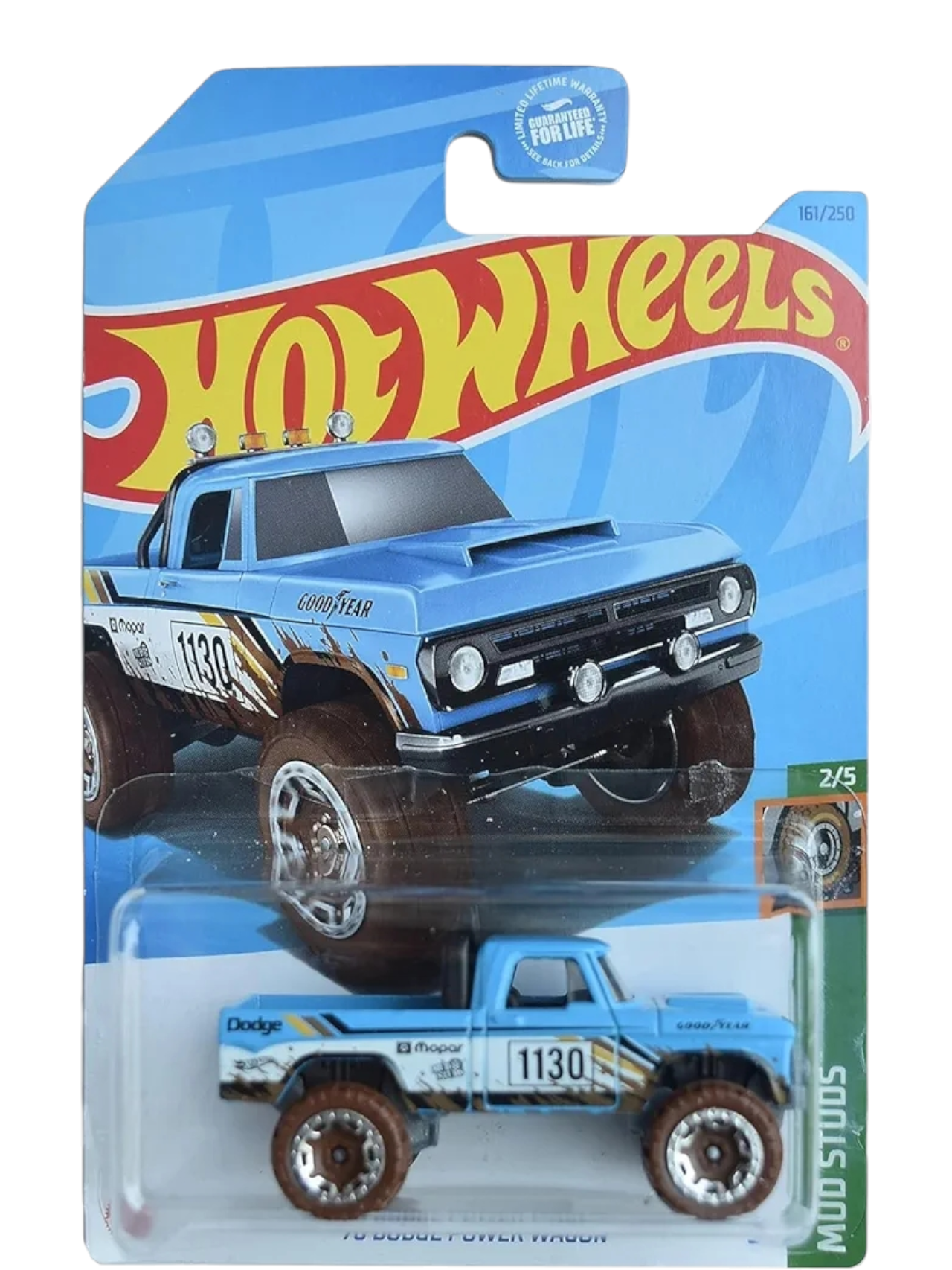 Hotwheels '70 Dodge power wagon imported mainline 1:64 Scale
