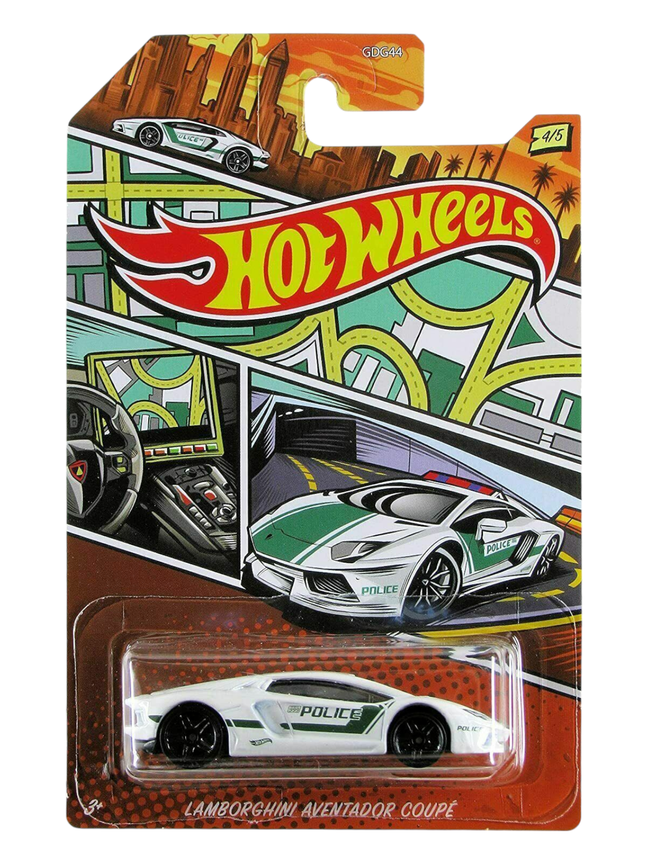 HotWheels Lamborghini Aventador Coupe Imported Mainline Card Art 1:64 Scale