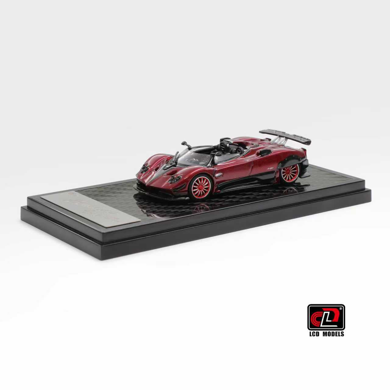 LCD Models Pagani Zonda HP Diecast Model Imported 1:64 Scale (code-LCD64018-RE/Red)