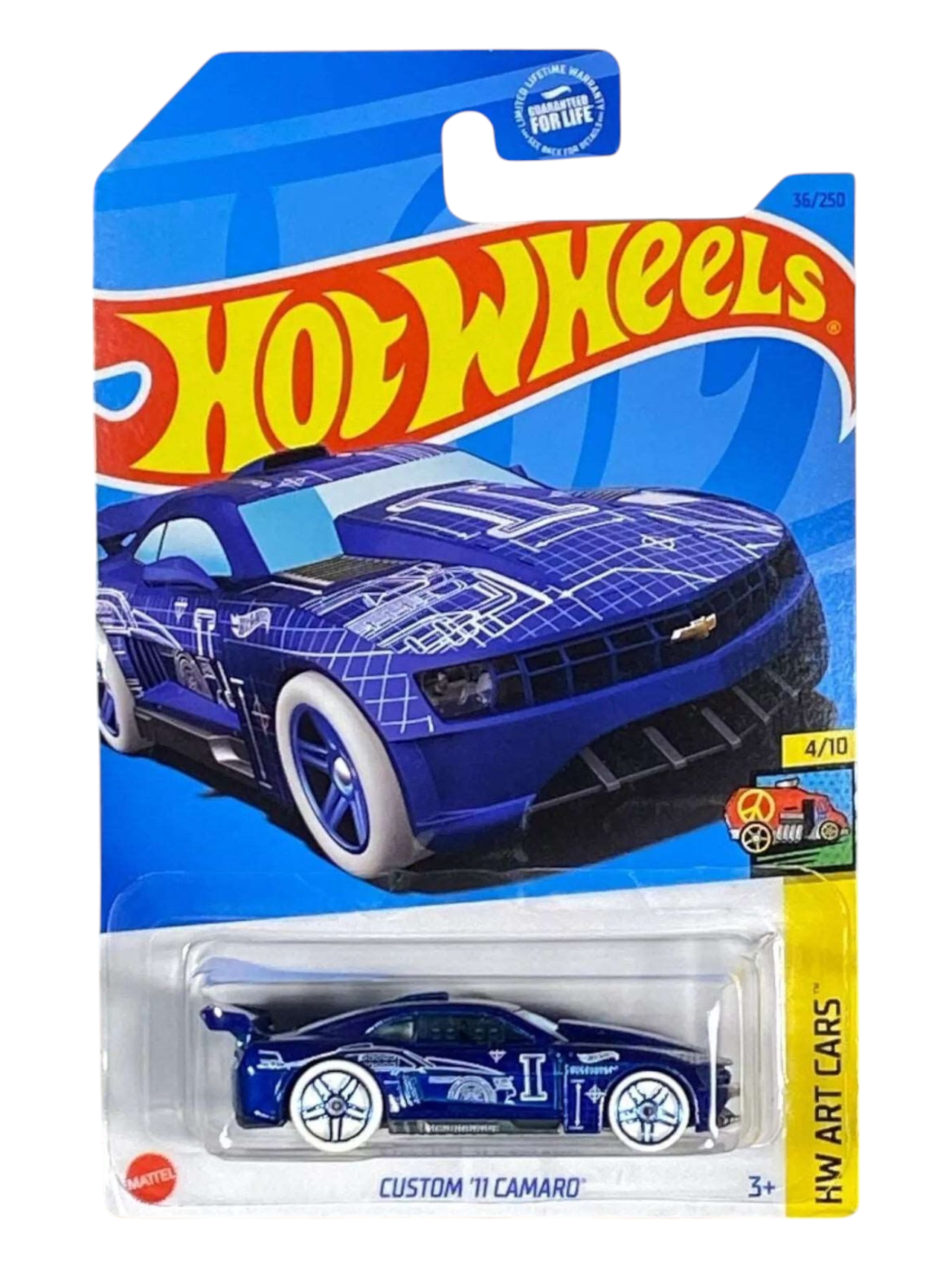 HotWheels Custom 11 Camaro Imported Mainline 1:64 Scale