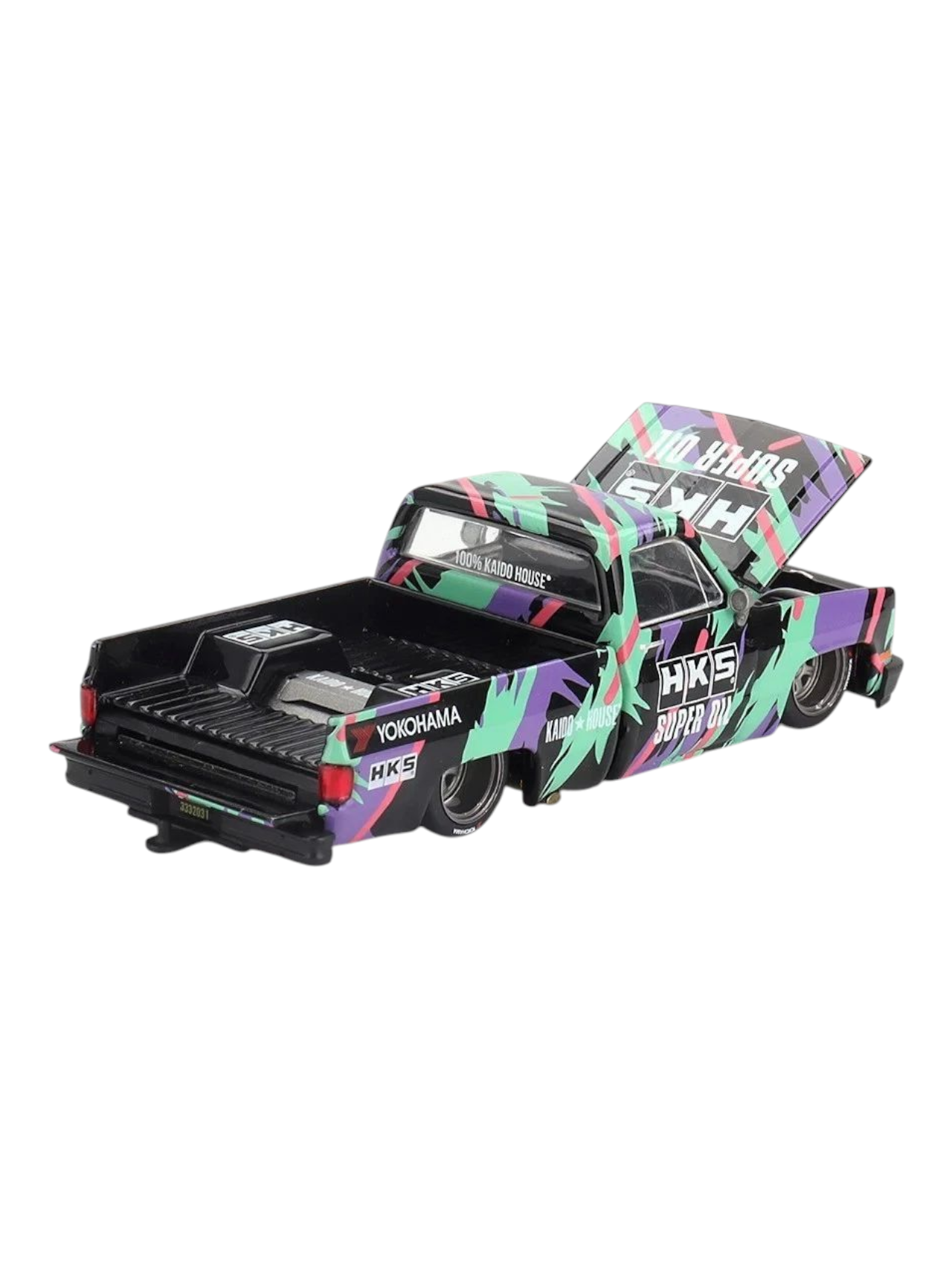 Mini GT Kaido House Chevrolet Silverado Kaido HKS V1 Code-174 1:64 Scale