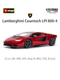 Bburago Lamborghini Countach LPI 800-4 1:24 Scale