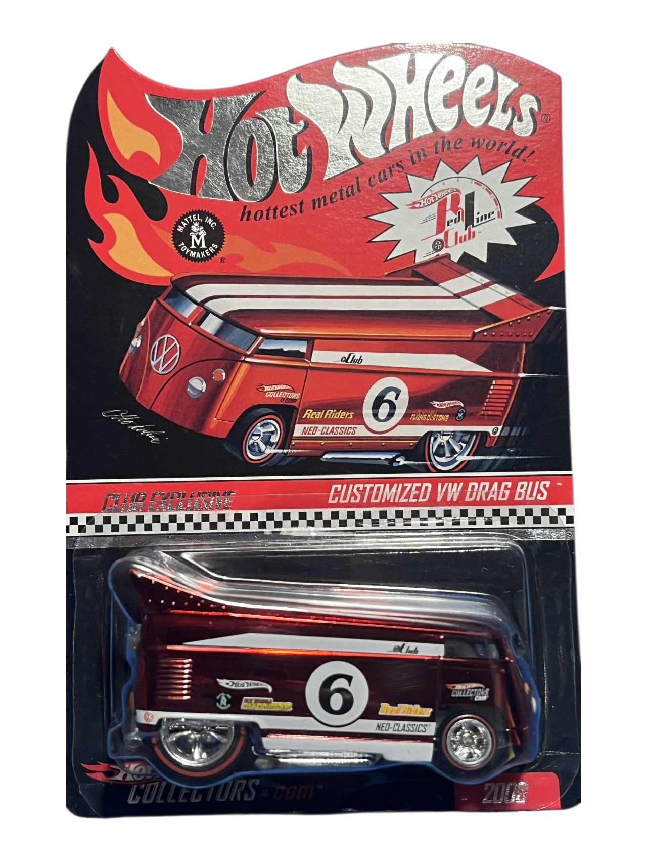 HotWheels RLC 'Custom VW Drag Bus Imported 1:64 Scale (With