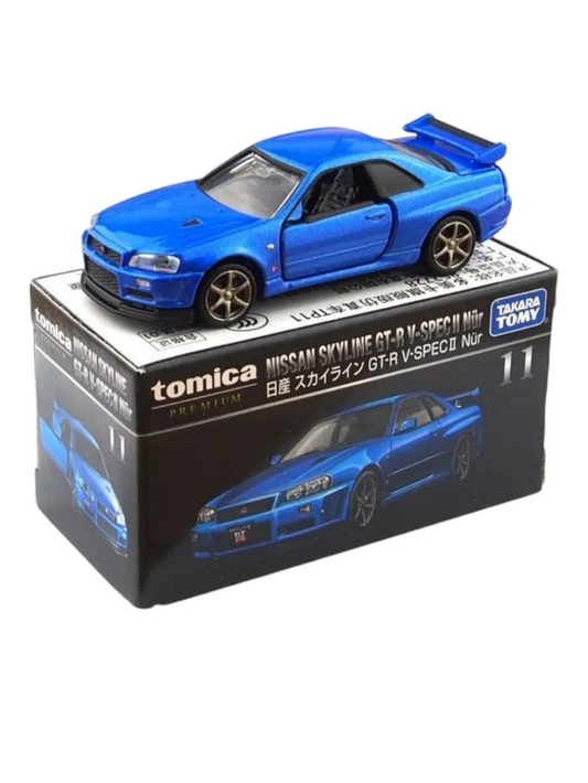Tomica Premium Nissan Skyline GT-R V-Spec II Nür 1:62 Scale
