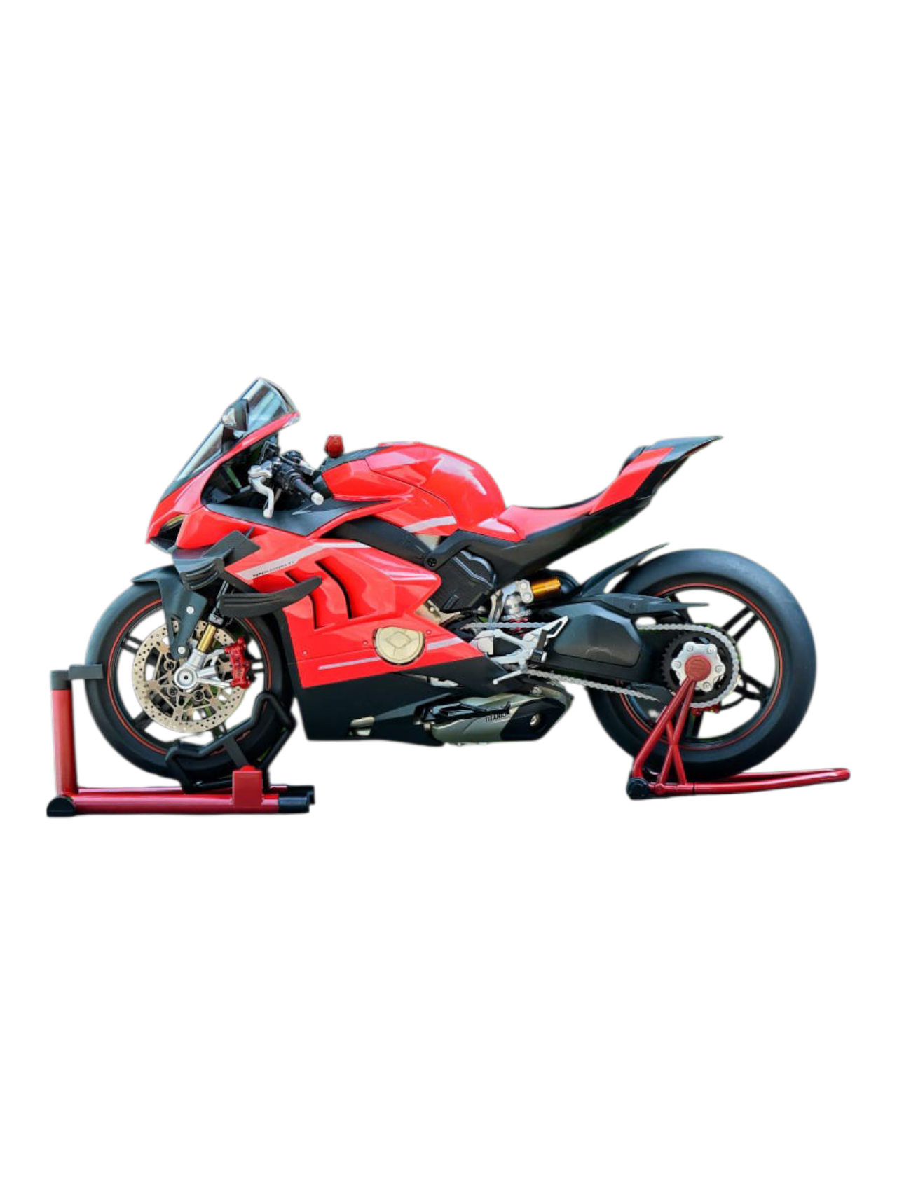 XLG 1:7 Ducati V4S Super Motorcycle Alloy Diecast model simulation Racing Motorcyle