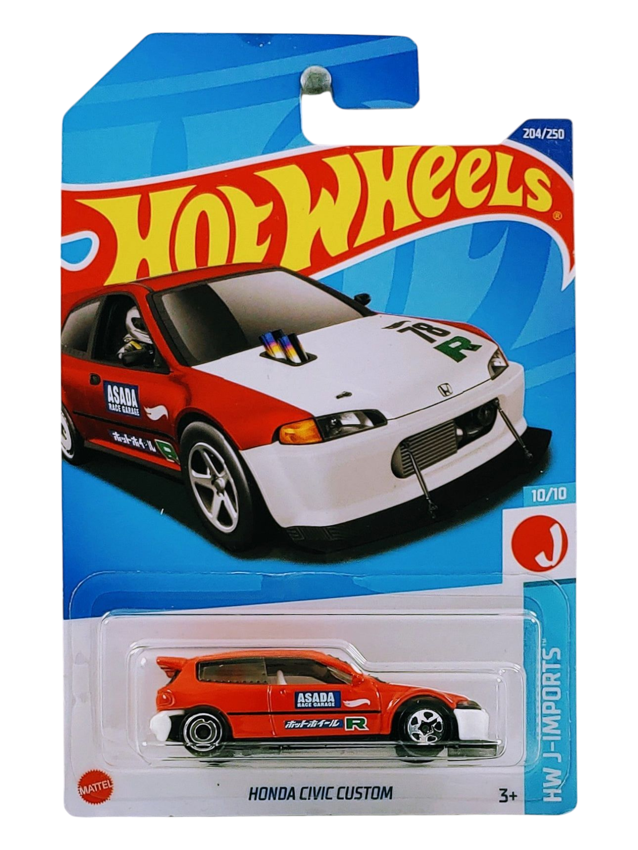 HotWheels Honda Civic Custom Imported Mainline 1:64 Scale