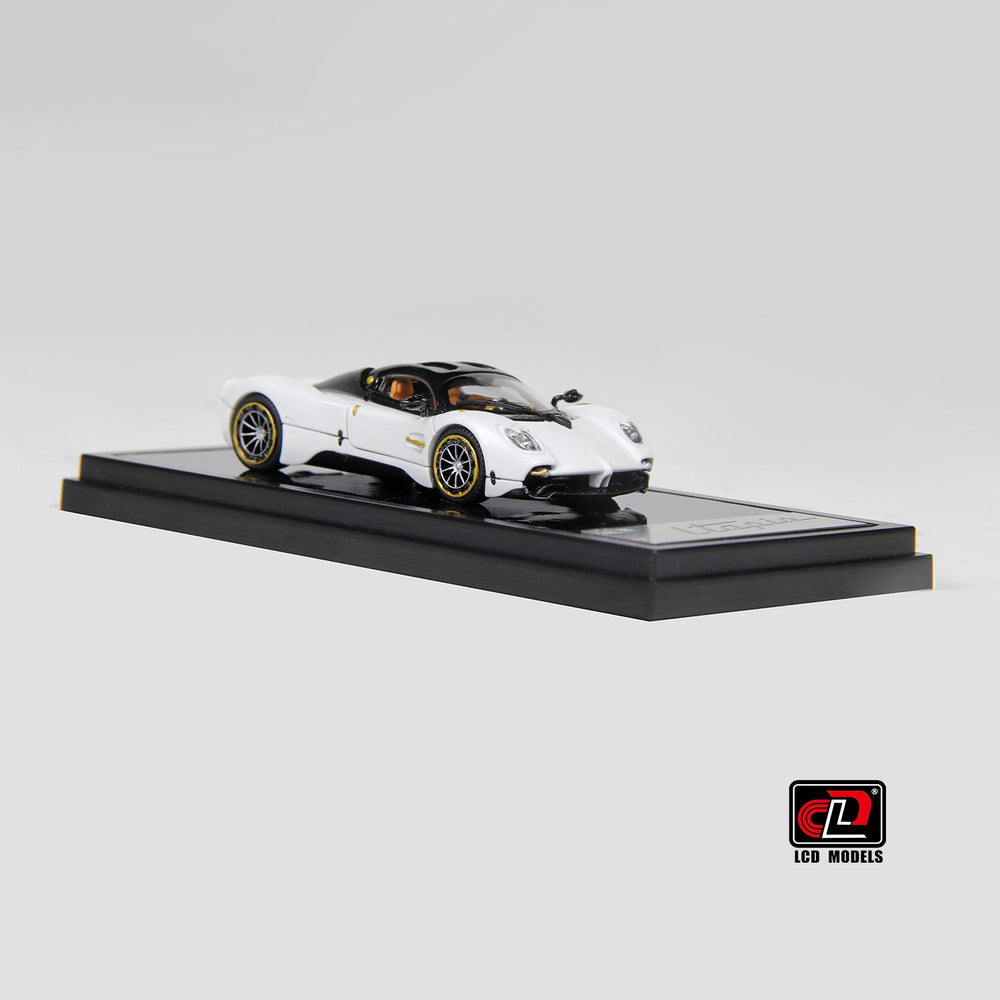 LCD Models Pagani Utopia Coupe Imported 1:64 Scale die-cast Model (code-LCD64039-BW/Black White)