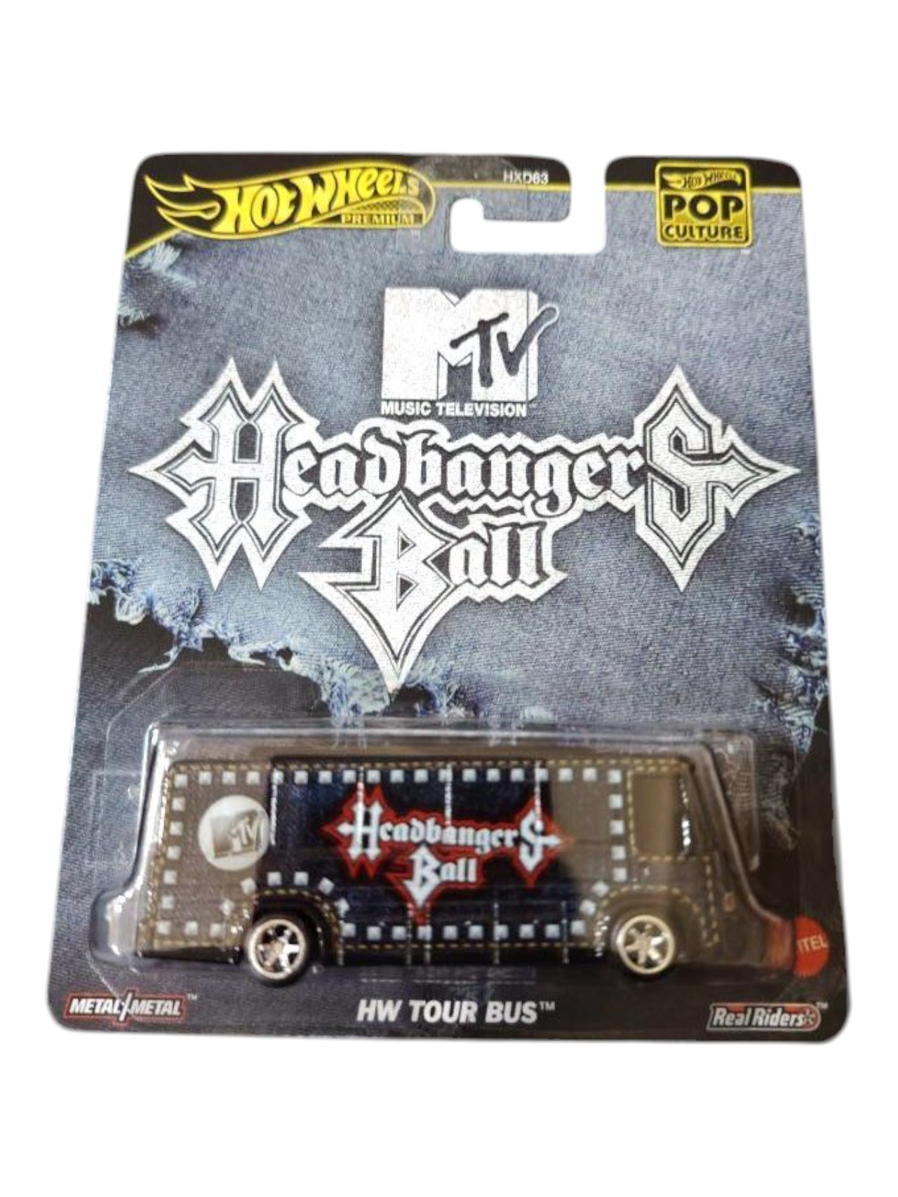 HotWheels Pre-Owned Pop Culture MTV HW Tour Bus Premium 1:64 Scale