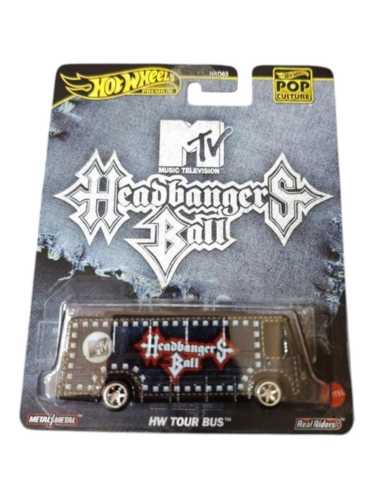 HotWheels Pre-Owned Pop Culture MTV HW Tour Bus Premium 1:64 Scale