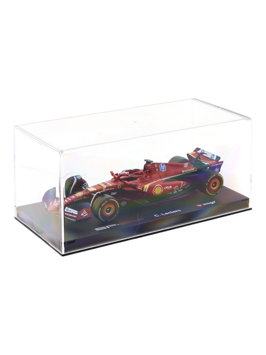 Bburago 2024 SF24 Ferrari Formula 1 (F1) Racing car #16 Charles Leclerc car 1:43 (With Acrylic Case)