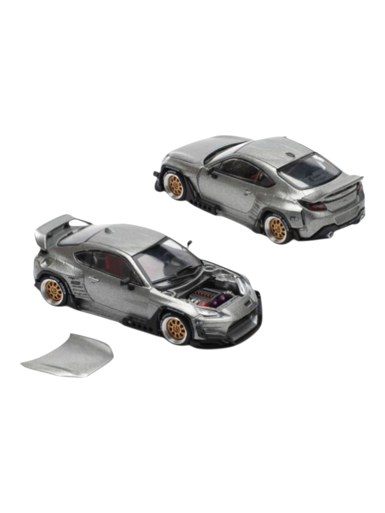 Pop Race Pandem Silver New Tooling GR86 PR64-235 1:64 Scale