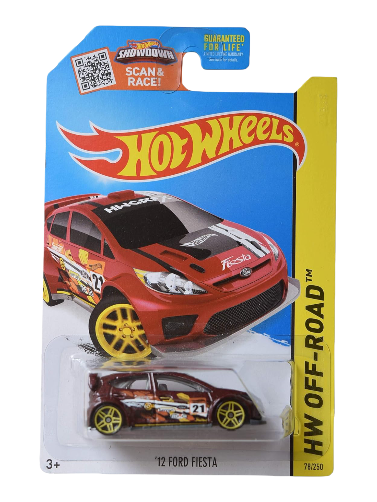 HotWheels 12 Ford Fiesta Imported Mainline 1:64 Scale
