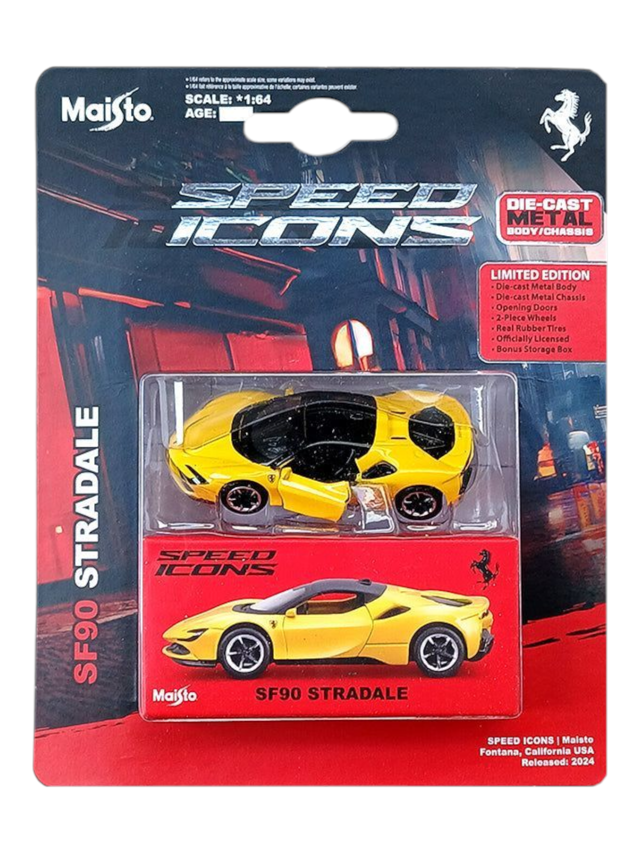 Maisto Speed Icons Ferrari SF90 Stradale 1:64 Scale