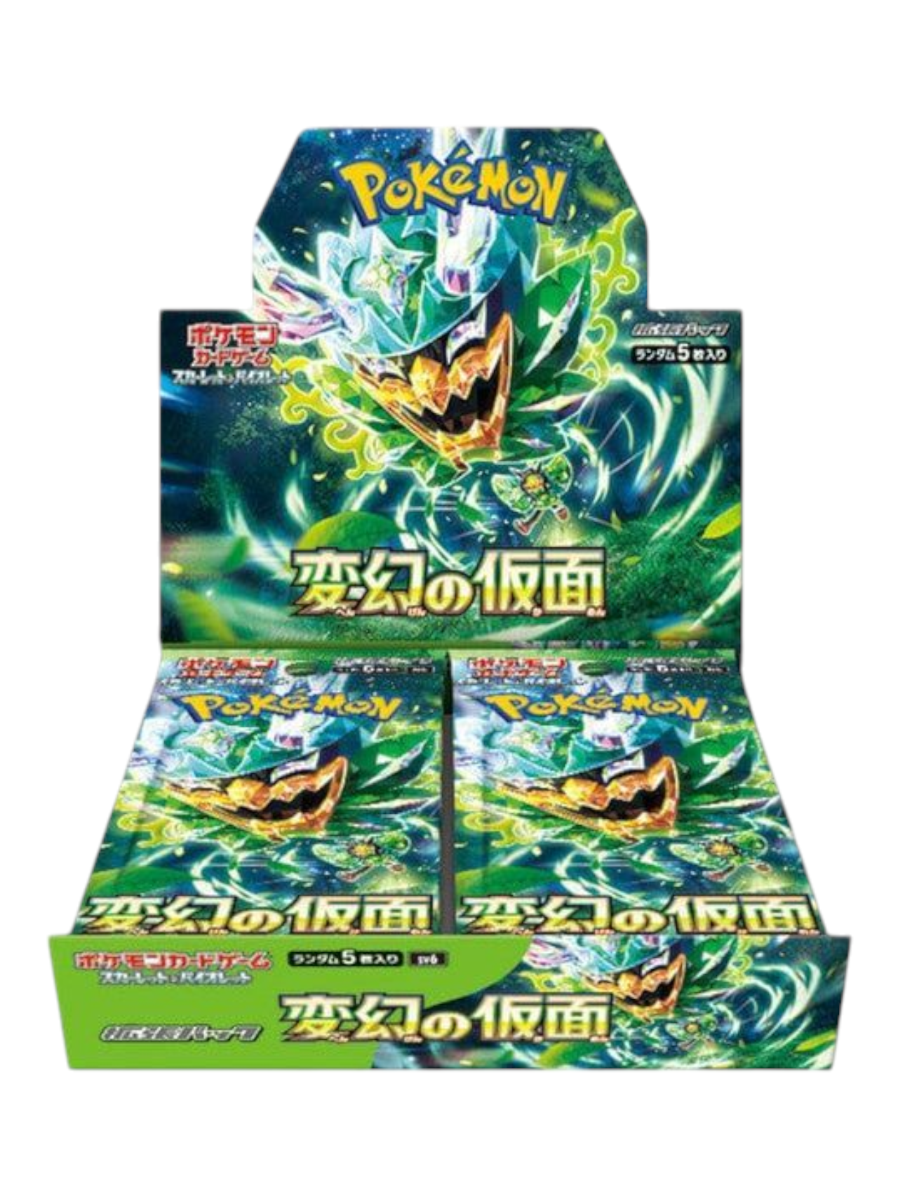 Pokemon TCG Scarlet & Violet Mask of Change Booster Box (Japanese) Toy Collectors India Pokemon TCG Scarlet & Violet Mask of Change Booster Box (Japanese) Toy Collectors India