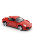 Porsche Cayman S Red 1:32 MSZ licensed pullback diecast Scale Model car
