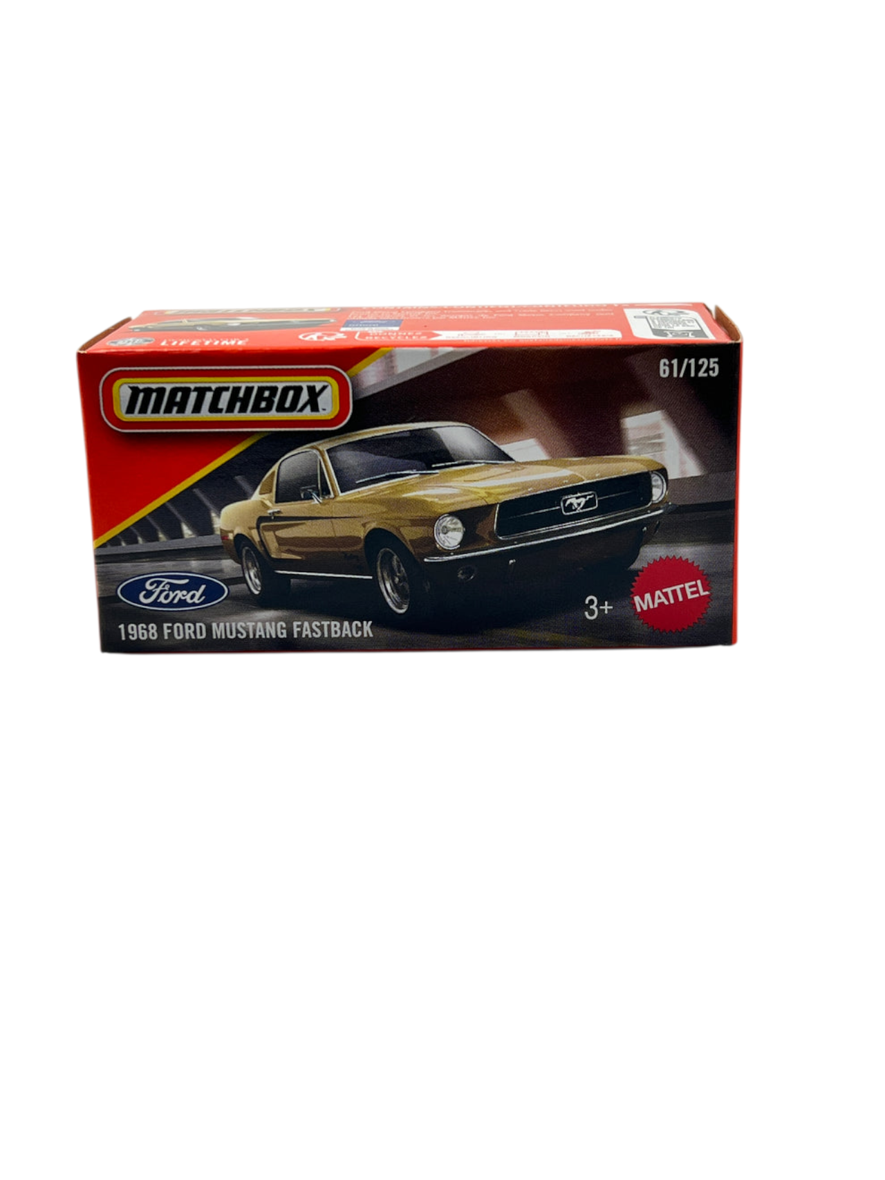Matchbox 1968 Ford Mustang Fastback Mainline 1:64 Scale No 61